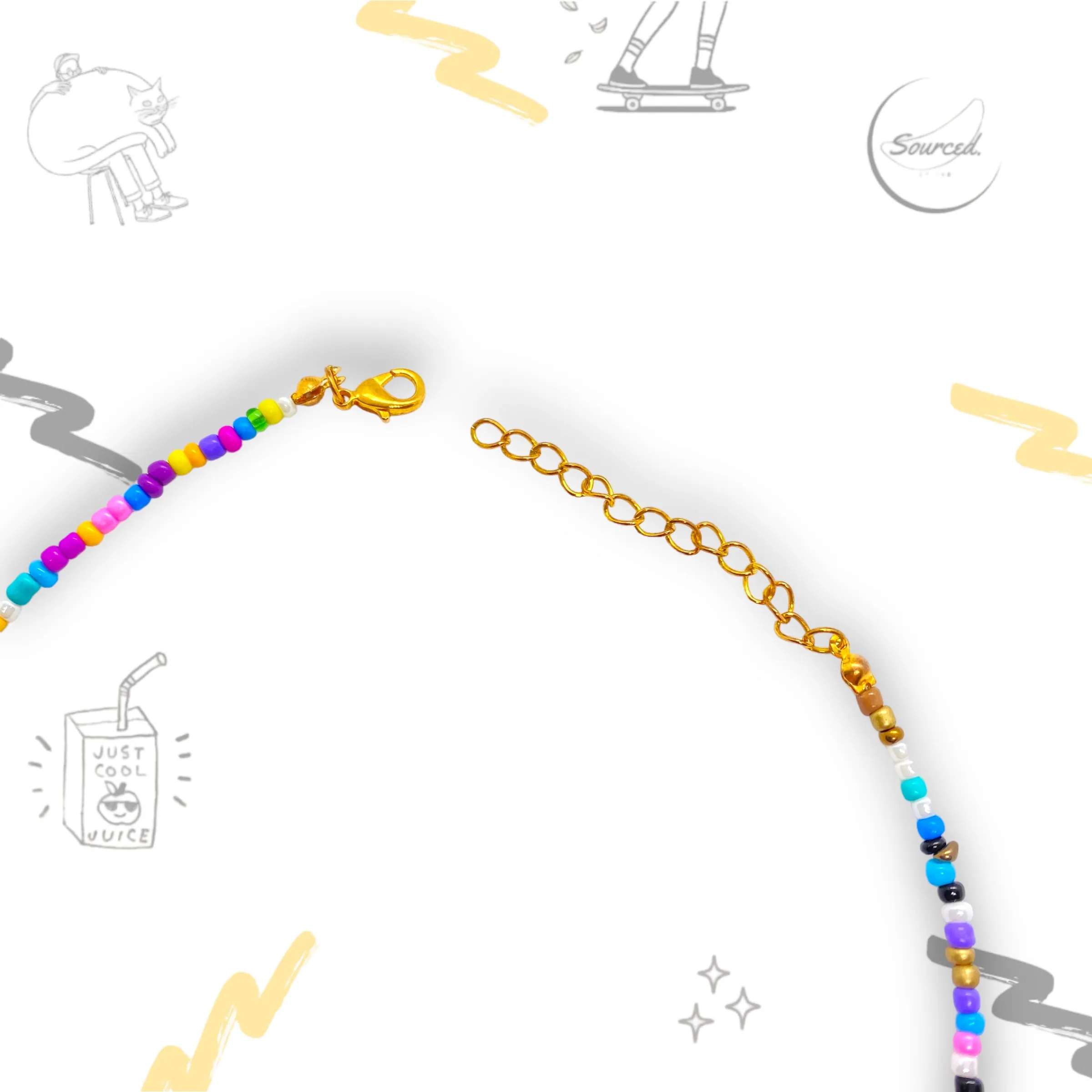 Multi Seedbead Necklace