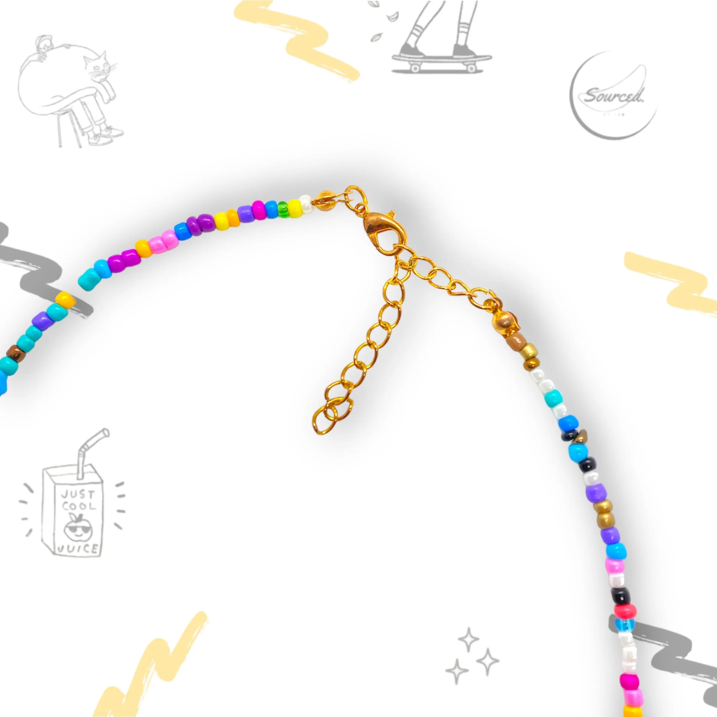 Multi Seedbead Necklace