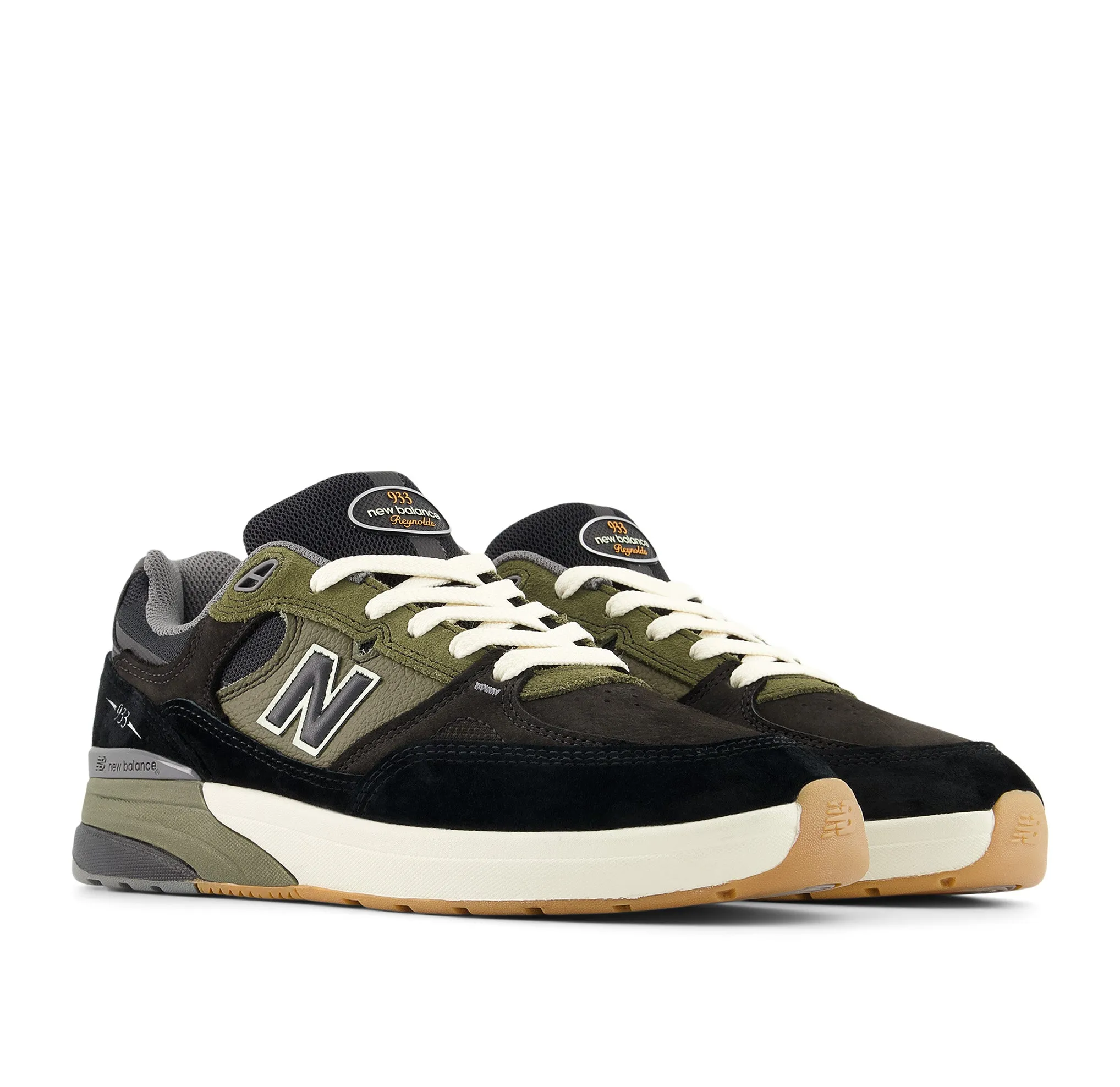 NB Numeric Andrew Reynolds 933  Black / Dark Olive