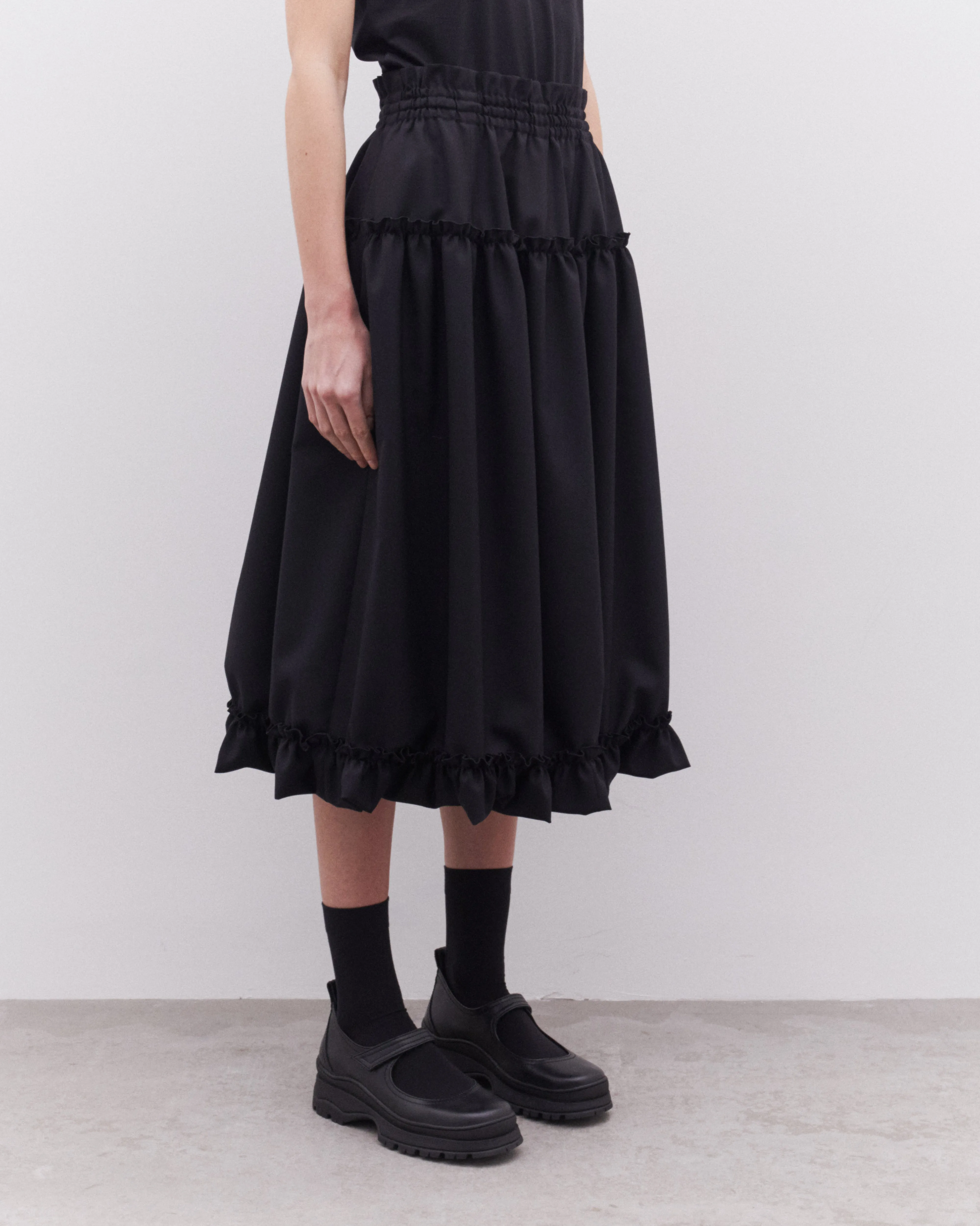 Noir Kei Ninomiya - Women's Midi Skirt - (Black)