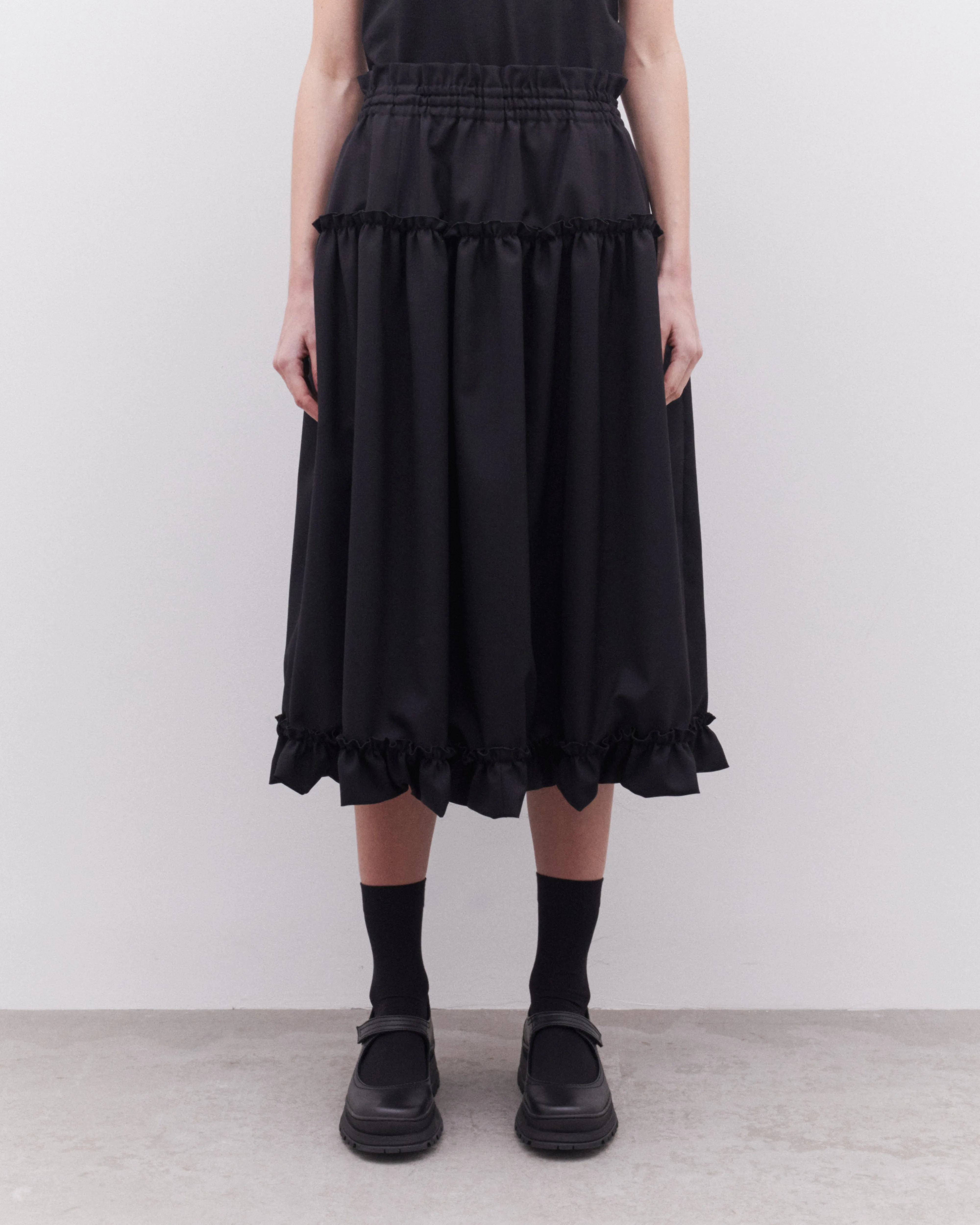 Noir Kei Ninomiya - Women's Midi Skirt - (Black)