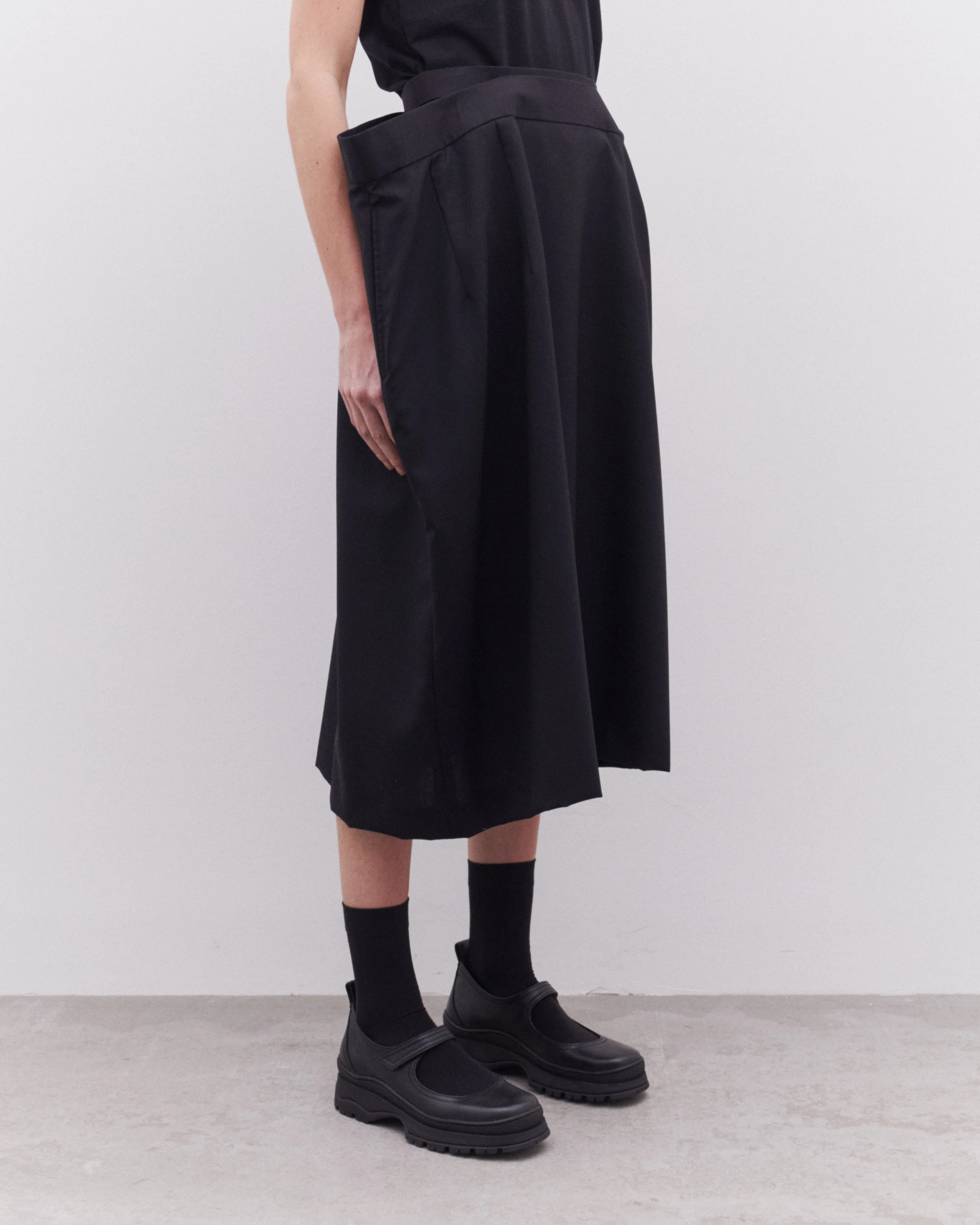 Noir Kei Ninomiya - Women's Midi Skirt - (Black)