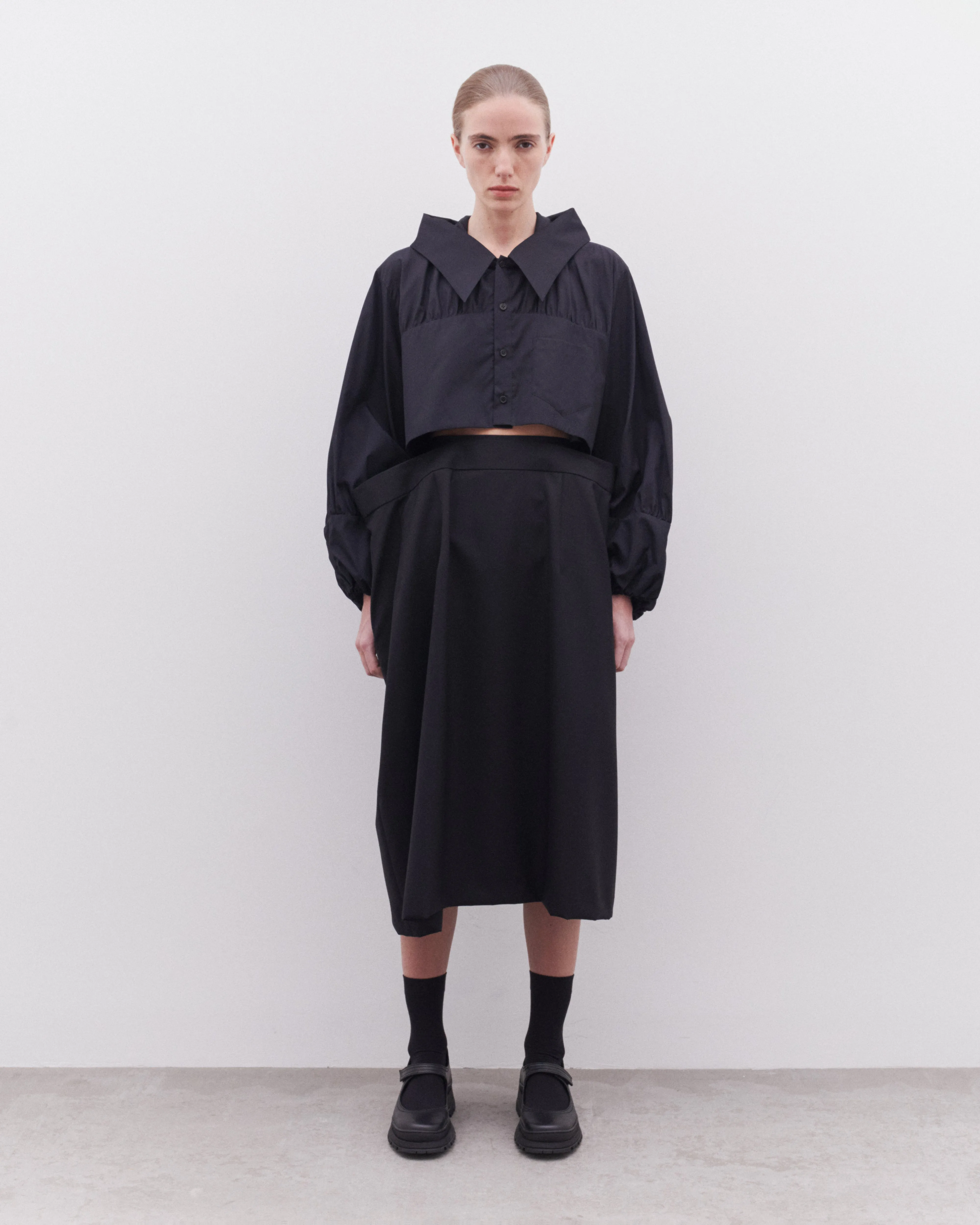 Noir Kei Ninomiya - Women's Midi Skirt - (Black)