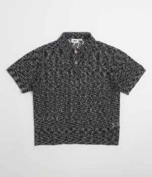 Obey Andre Polo Short Sleeve Sweatshirt - Black