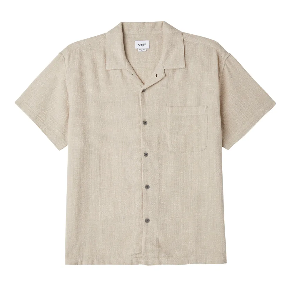 OBEY FEATHER SHIRT // SILVER GREY