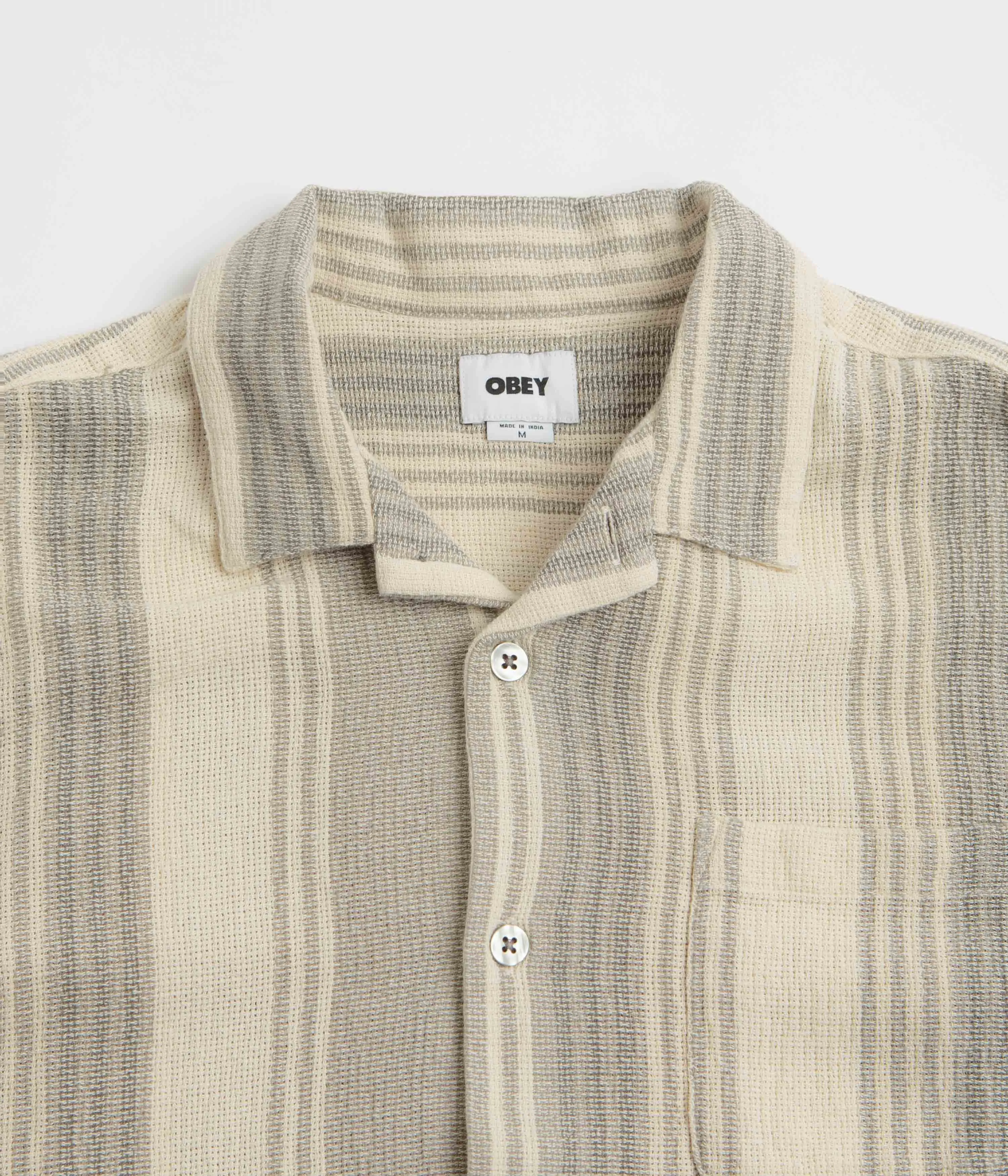 Obey Frazer Short Sleeve Shirt - Birch Multi