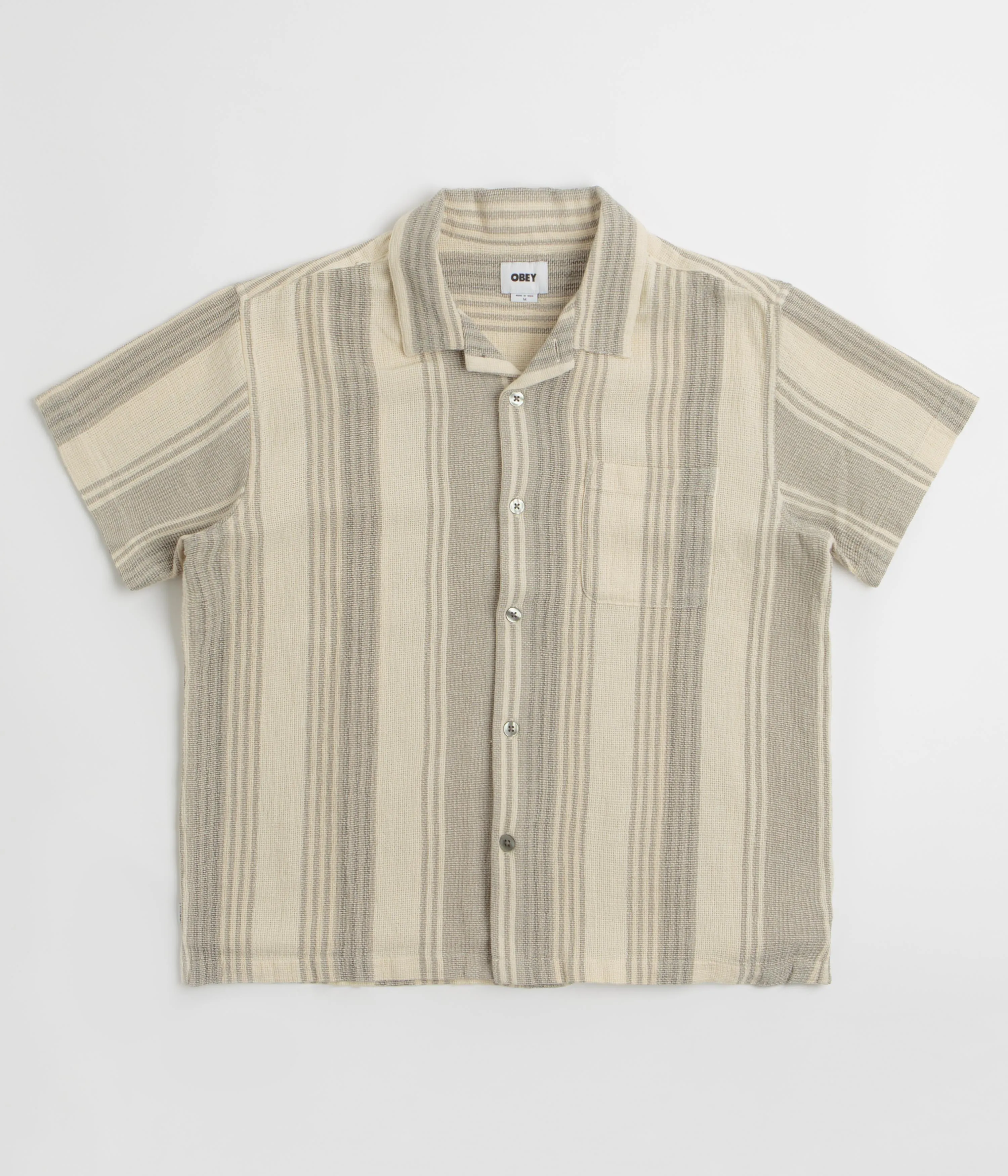 Obey Frazer Short Sleeve Shirt - Birch Multi