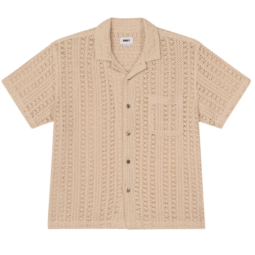 OBEY HARISON WOVEN SHIRT // NATURAL