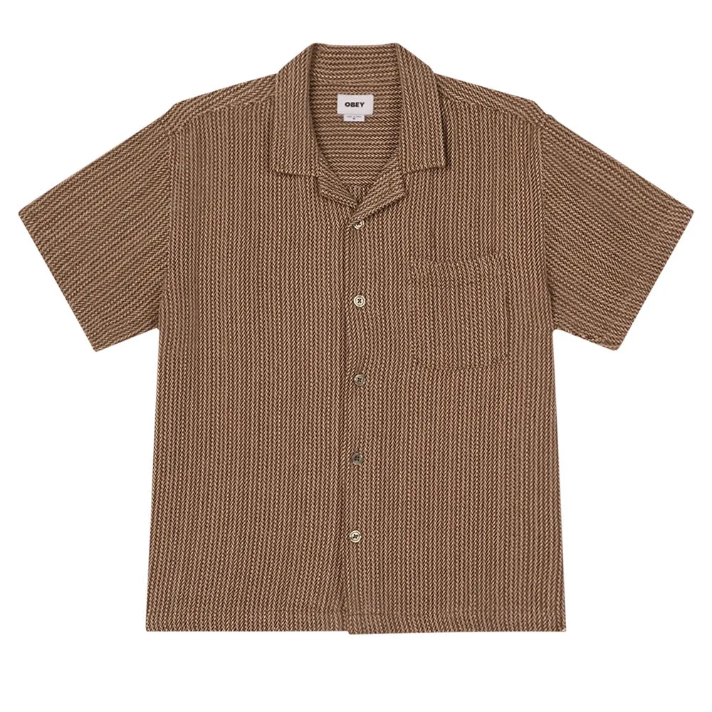 OBEY HORACE WOVEN SHIRT // UNBLEACHED MULTI