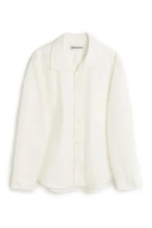 Our Legacy Funnel Shirt 'White Dense Poplin'