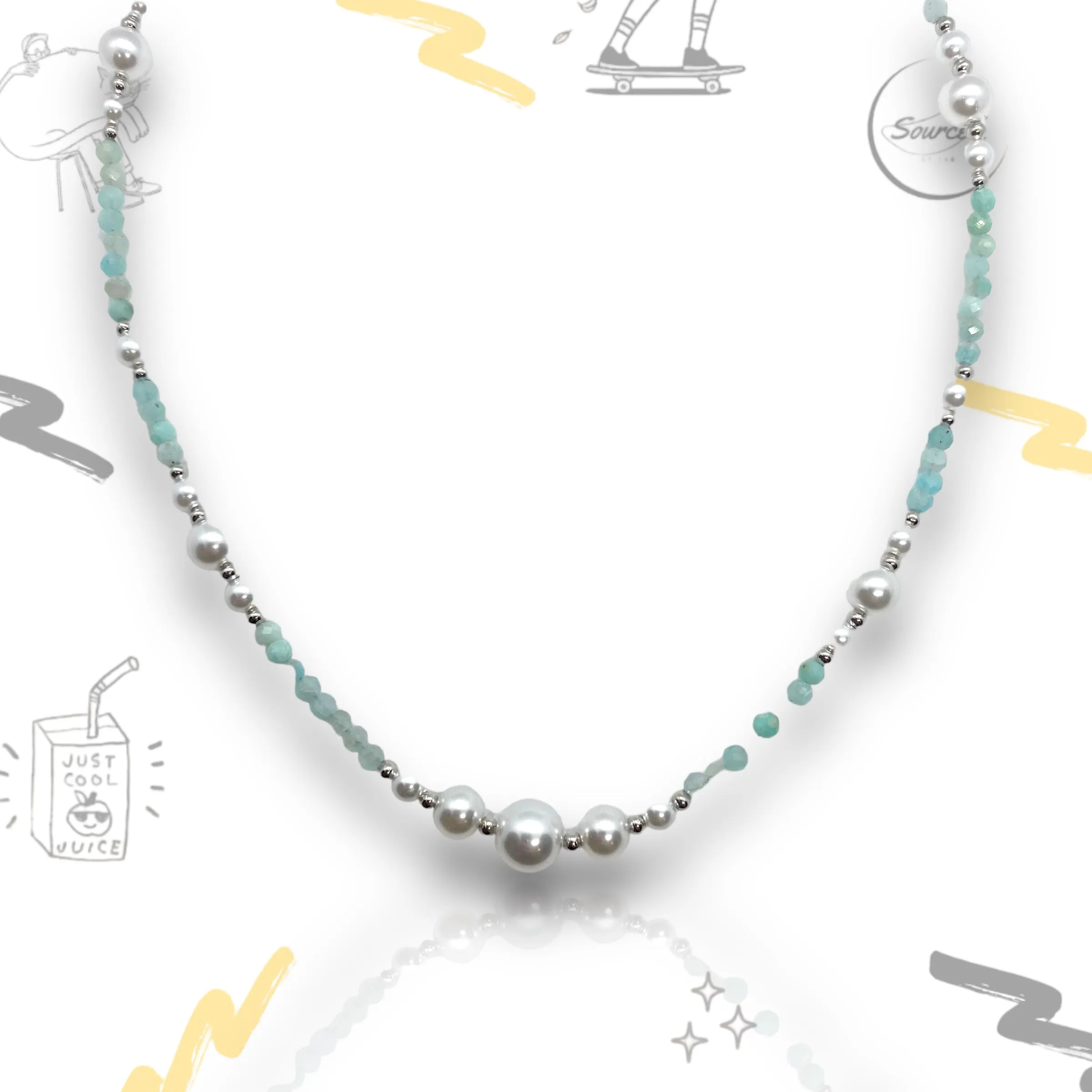Pearl Beaded Necklace