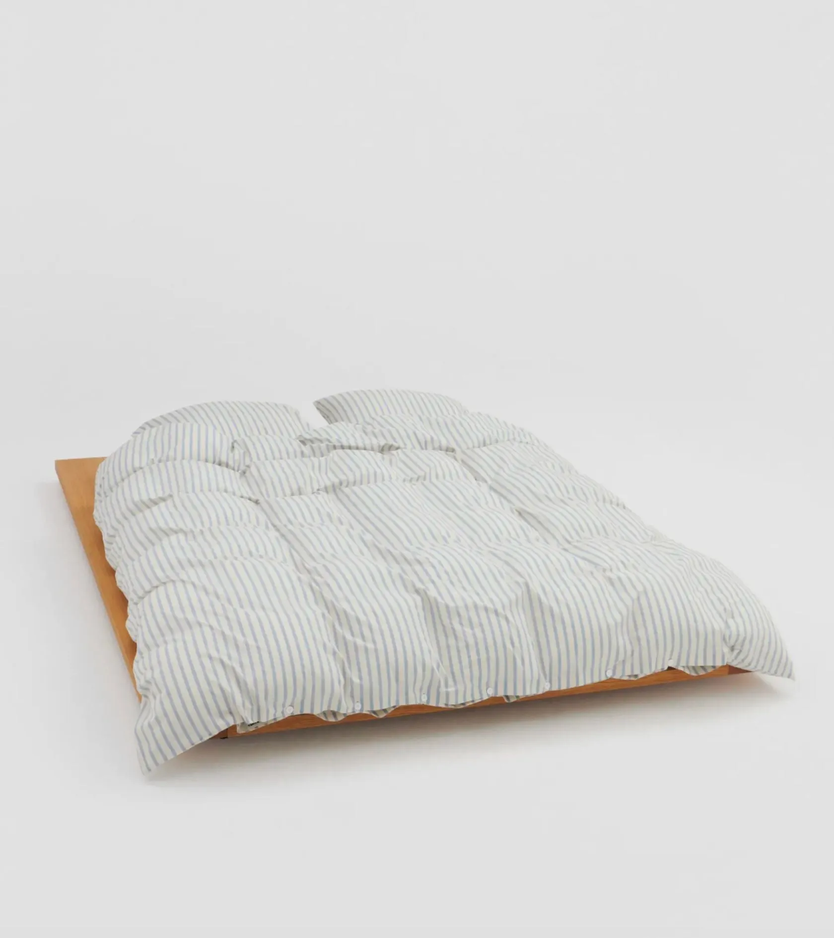 Percale Pillow 60x63 Needle Stripes
