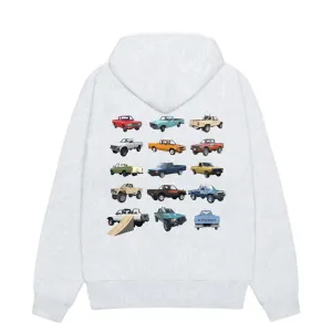 PICKUP ZIP HOODIE ASH HEATHER