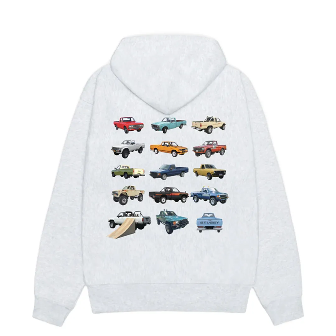 PICKUP ZIP HOODIE ASH HEATHER