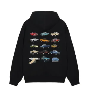 PICKUP ZIP HOODIE BLACK