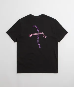 Poetic Collective Cross T-Shirt - Black