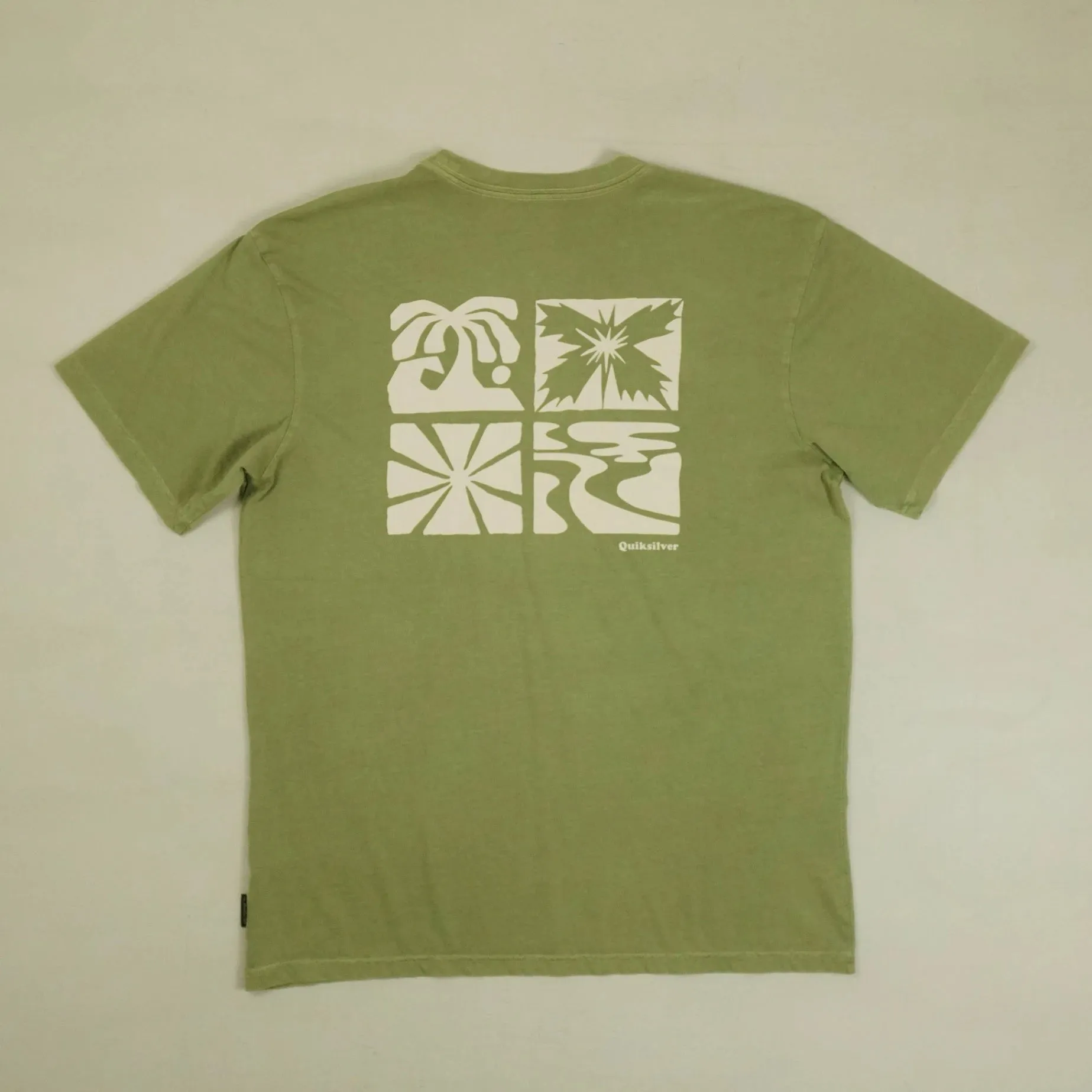 Quicksilver Graphic Green T-shirt (L)