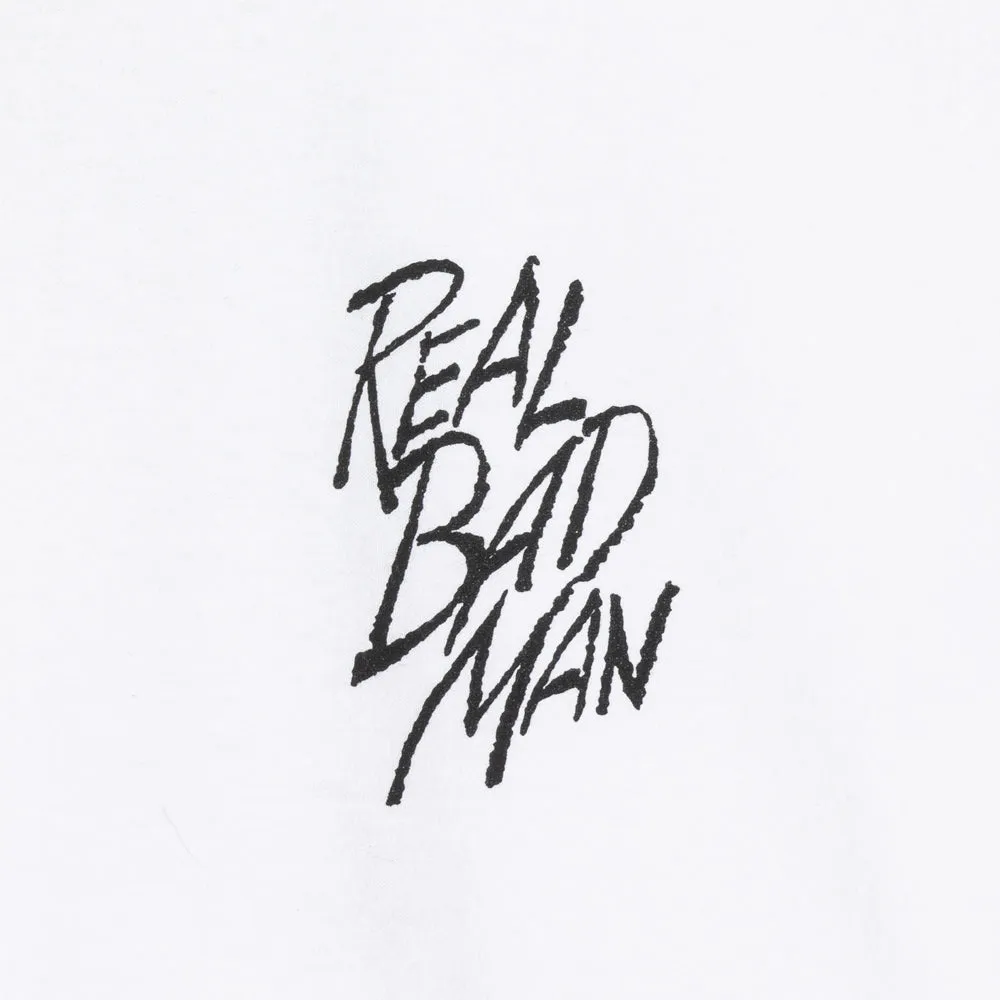 REAL BAD MAN SMOKE SCREEN TEE // WHITE