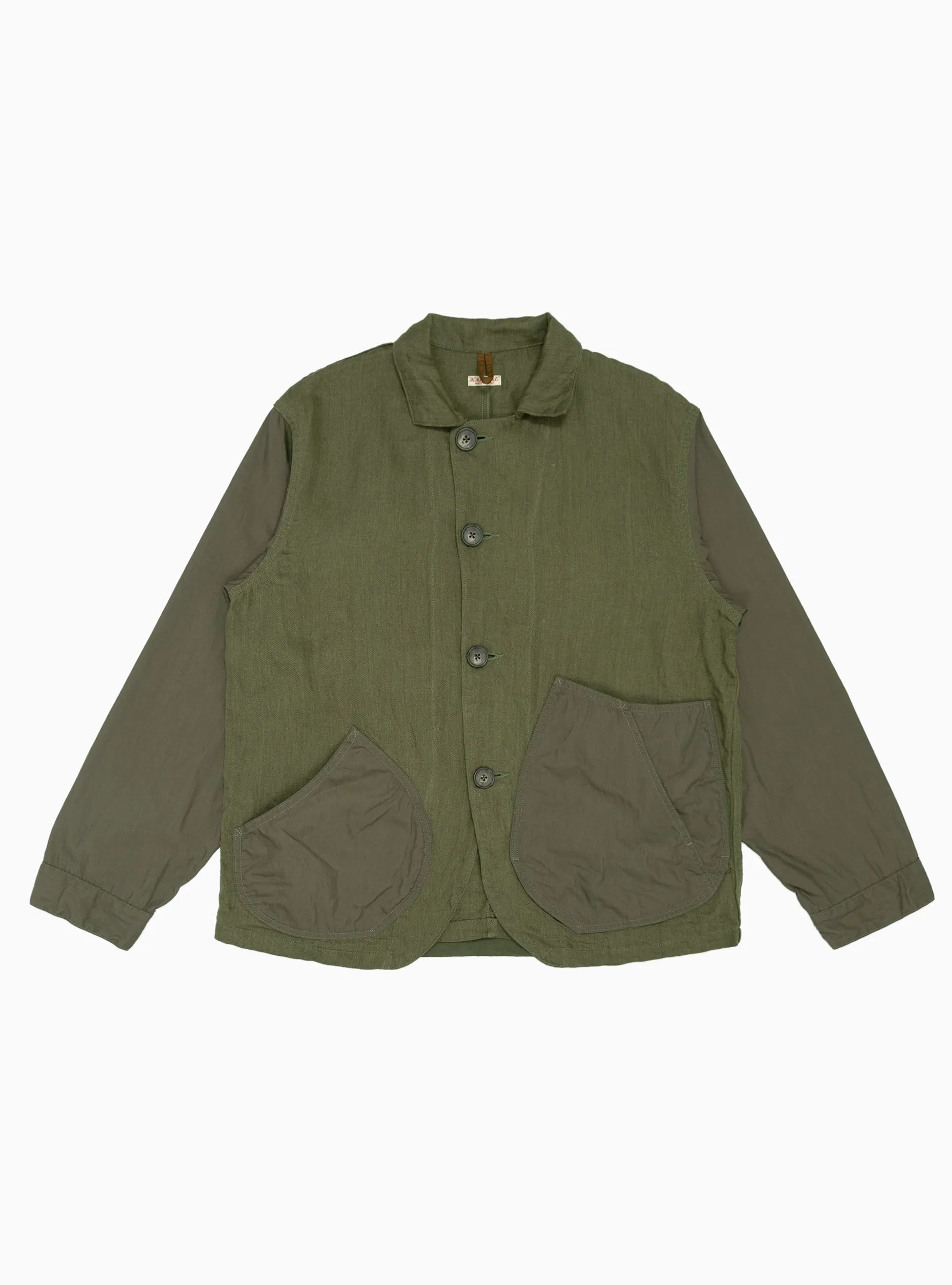 Ringoman Linen Chino Jacket Khaki