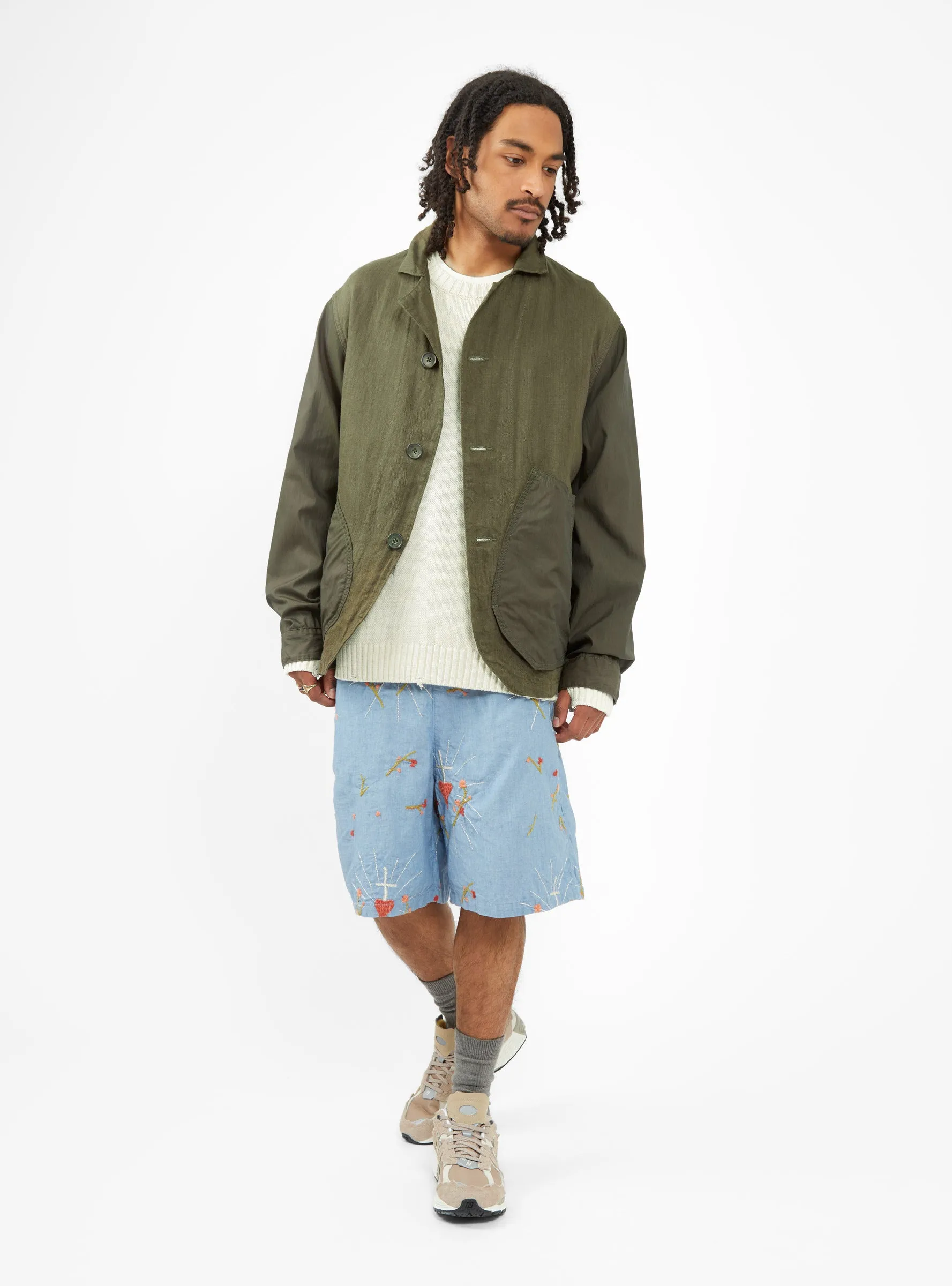 Ringoman Linen Chino Jacket Khaki