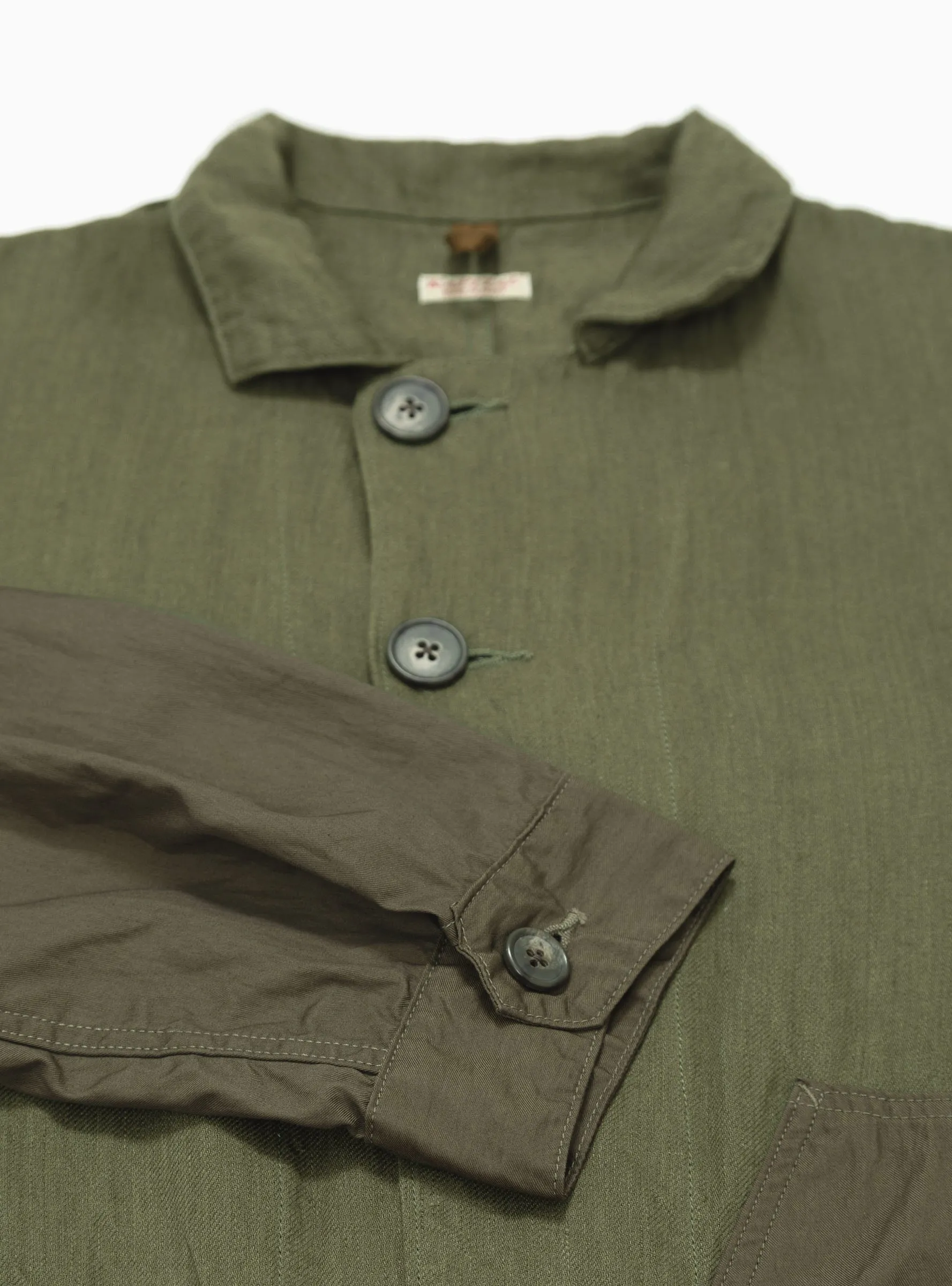 Ringoman Linen Chino Jacket Khaki