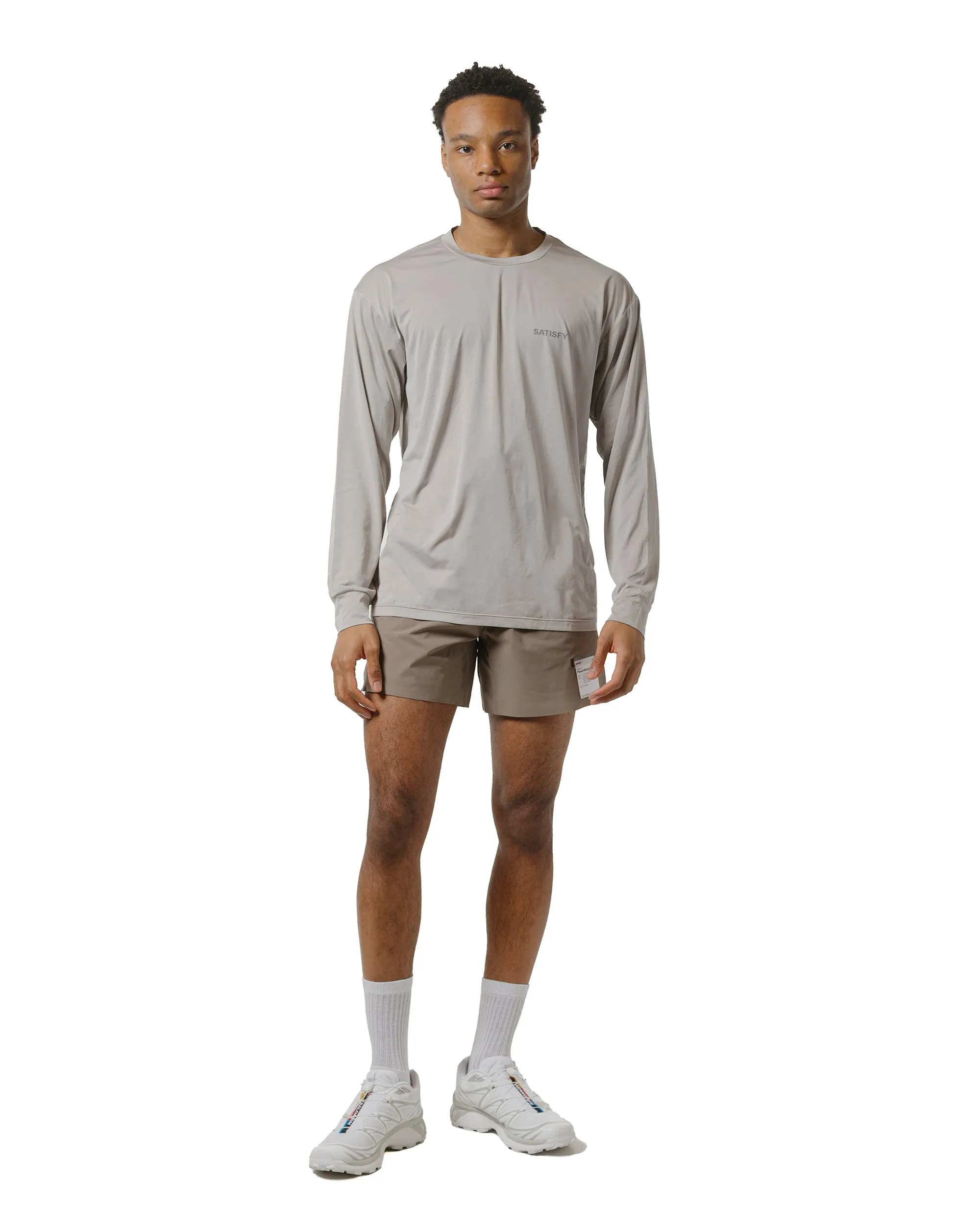 SATISFY AuraLite Long Tee Mineral Dune