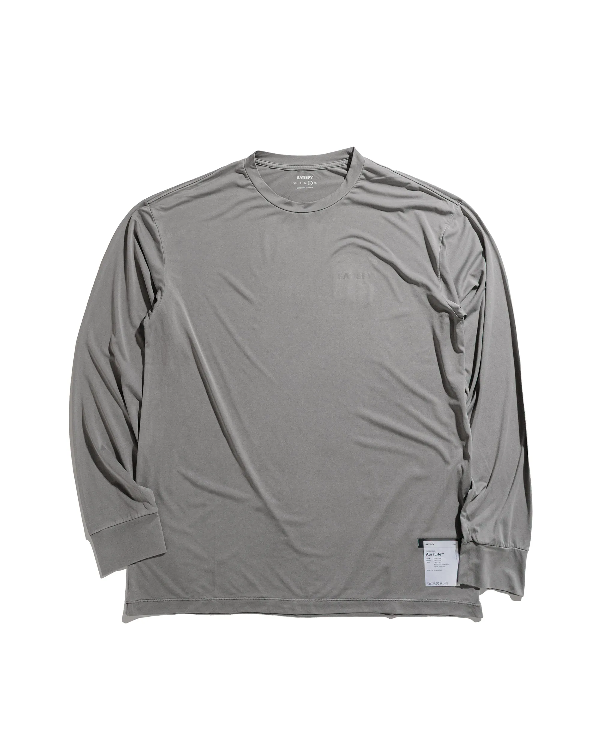 SATISFY AuraLite Long Tee Mineral Graphite