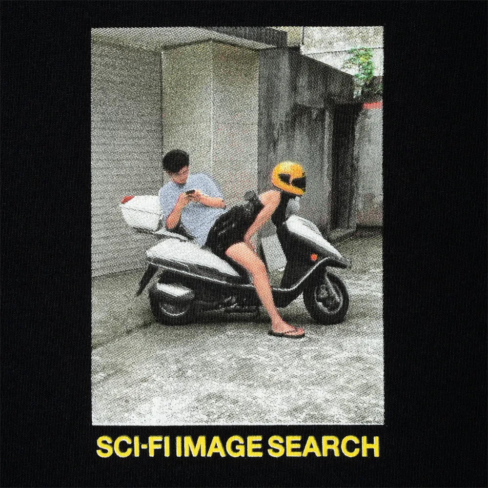 SCI-FI FANTASY IMAGE SEARCH TEE // BLACK