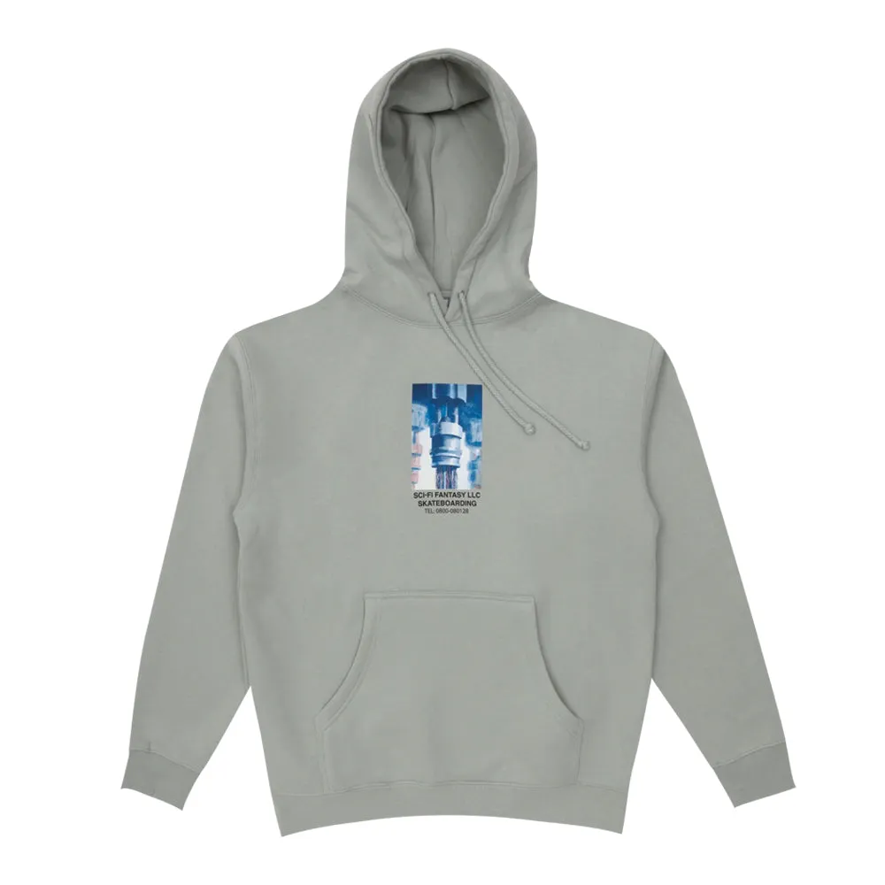SCI-FI FANTASY MACHINE HOOD // SAGE