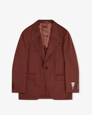 Simone Rocha - Men's Relaxed Wide Peak Jacket - (Chocolate)