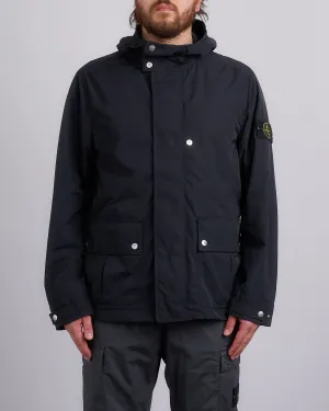 Stone Island Micro Twill Short Parka Jacket Black