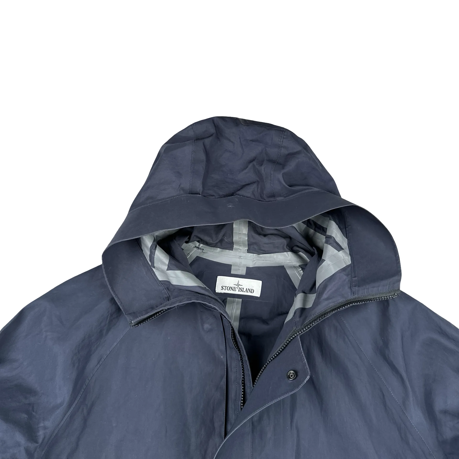 Stone Island Water Repellent Supima Cotton Parka Jacket - Large