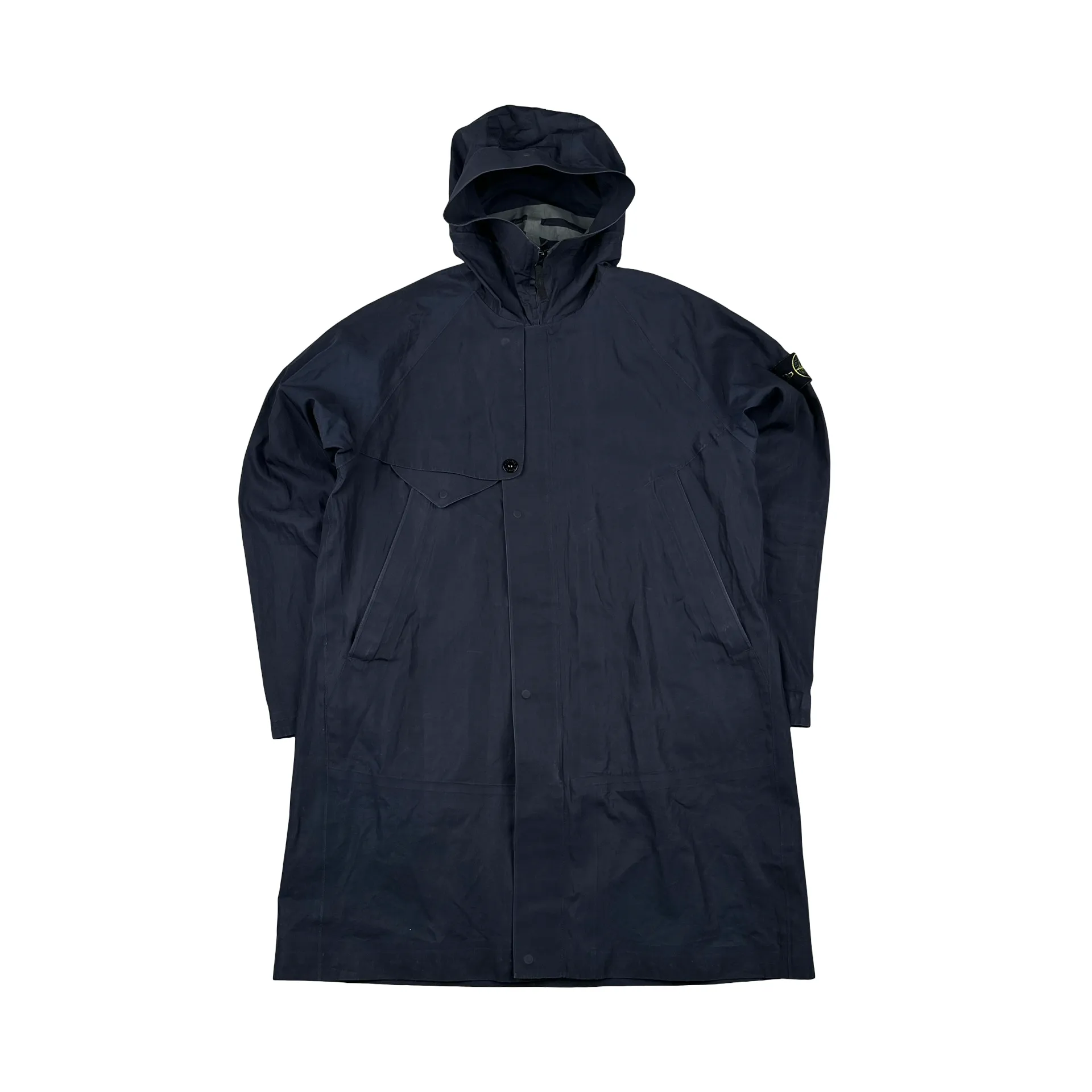 Stone Island Water Repellent Supima Cotton Parka Jacket - Large