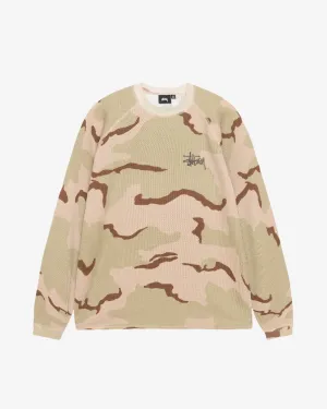 Stssy - Men's Basic Stssy Thermal - (Sand Camo)