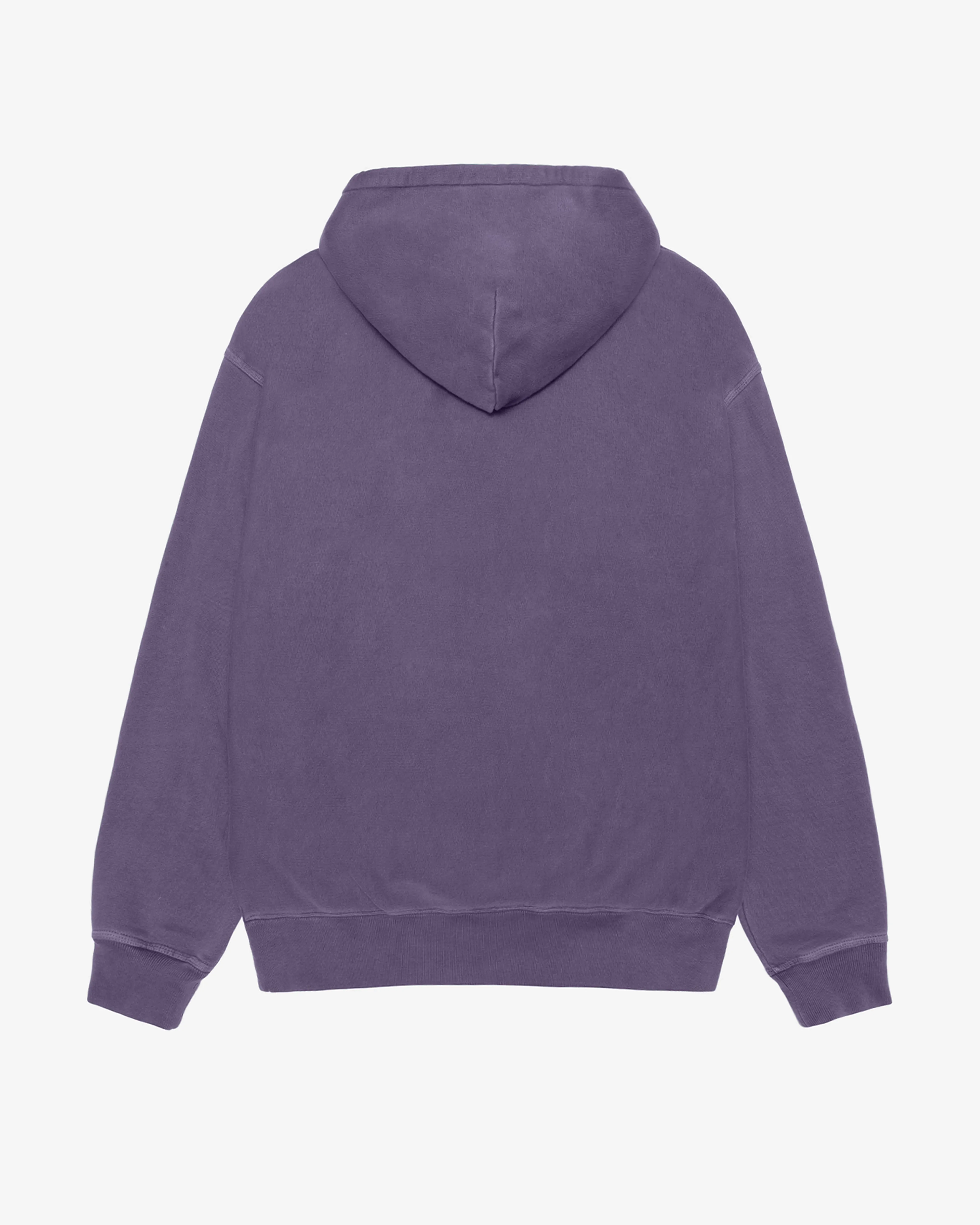 Stssy - Men's Jumbo Pig. Dyed Hoodie - (Grape)