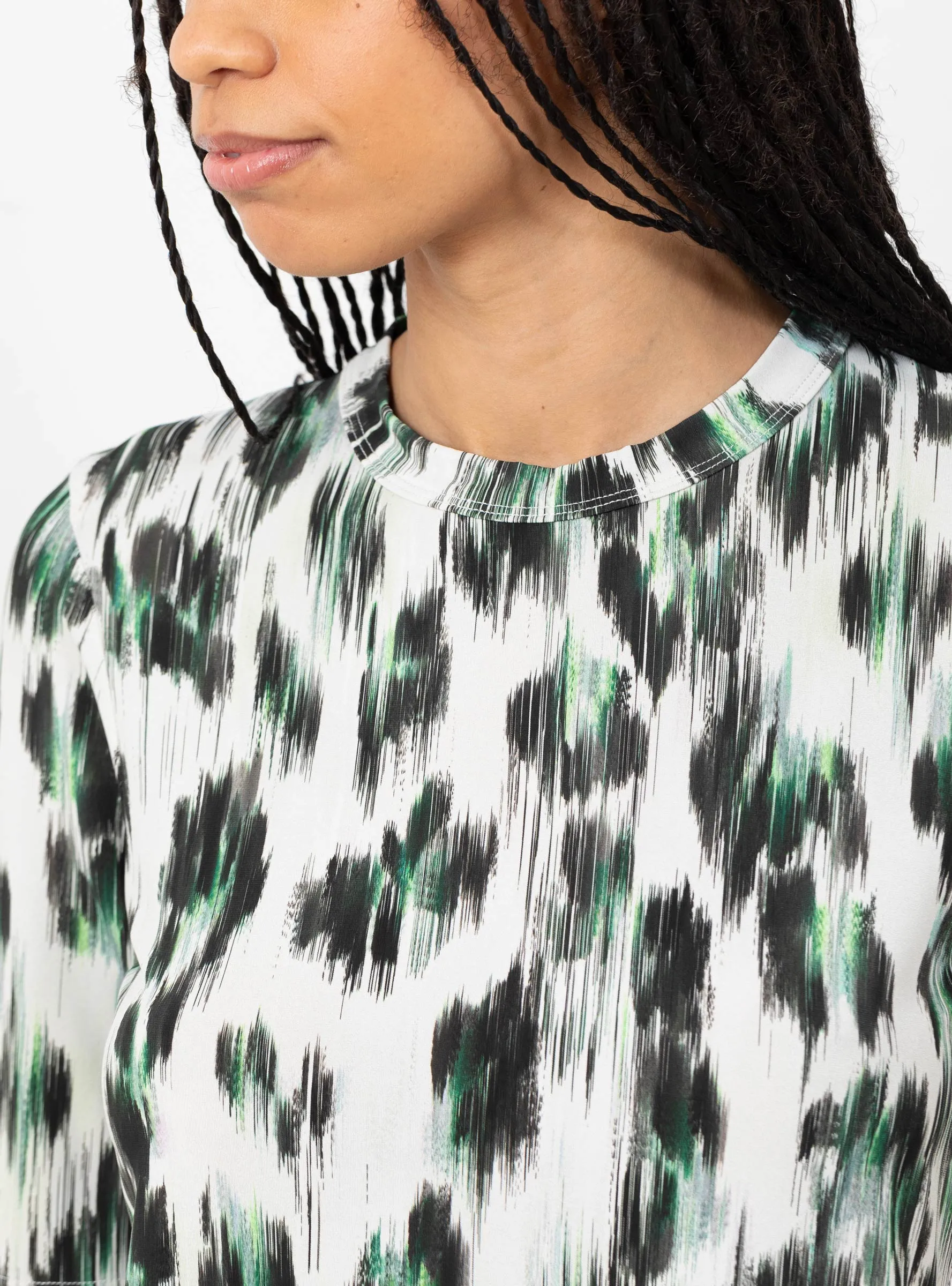 Tench Top Off White Ikat