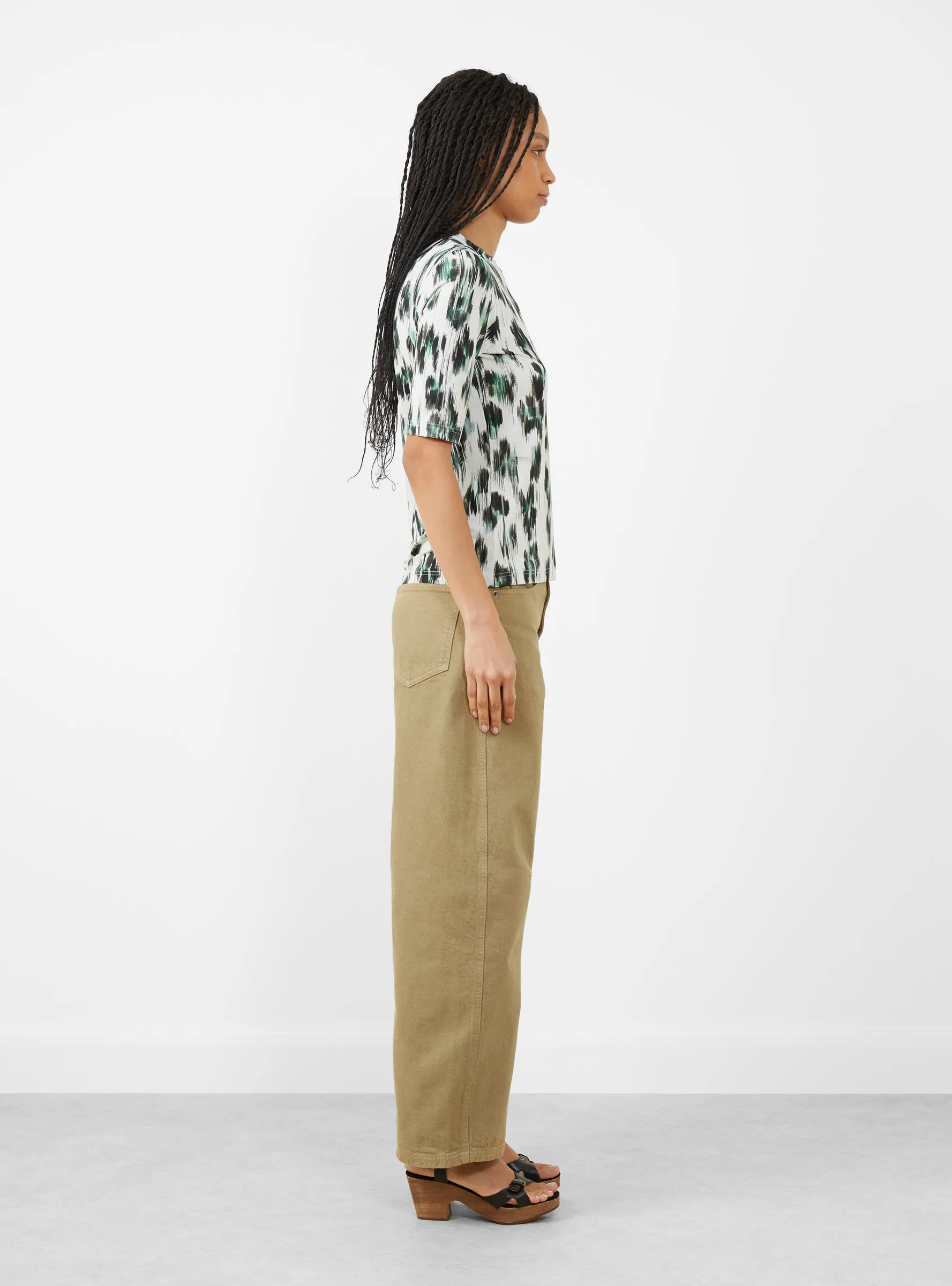 Tench Top Off White Ikat
