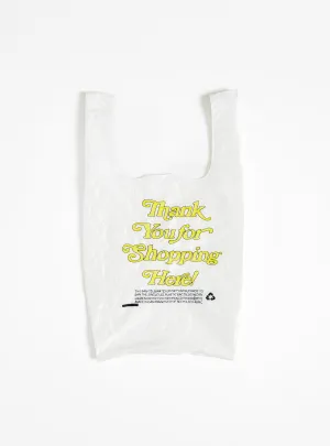 Thank you Bag Yellow on White
