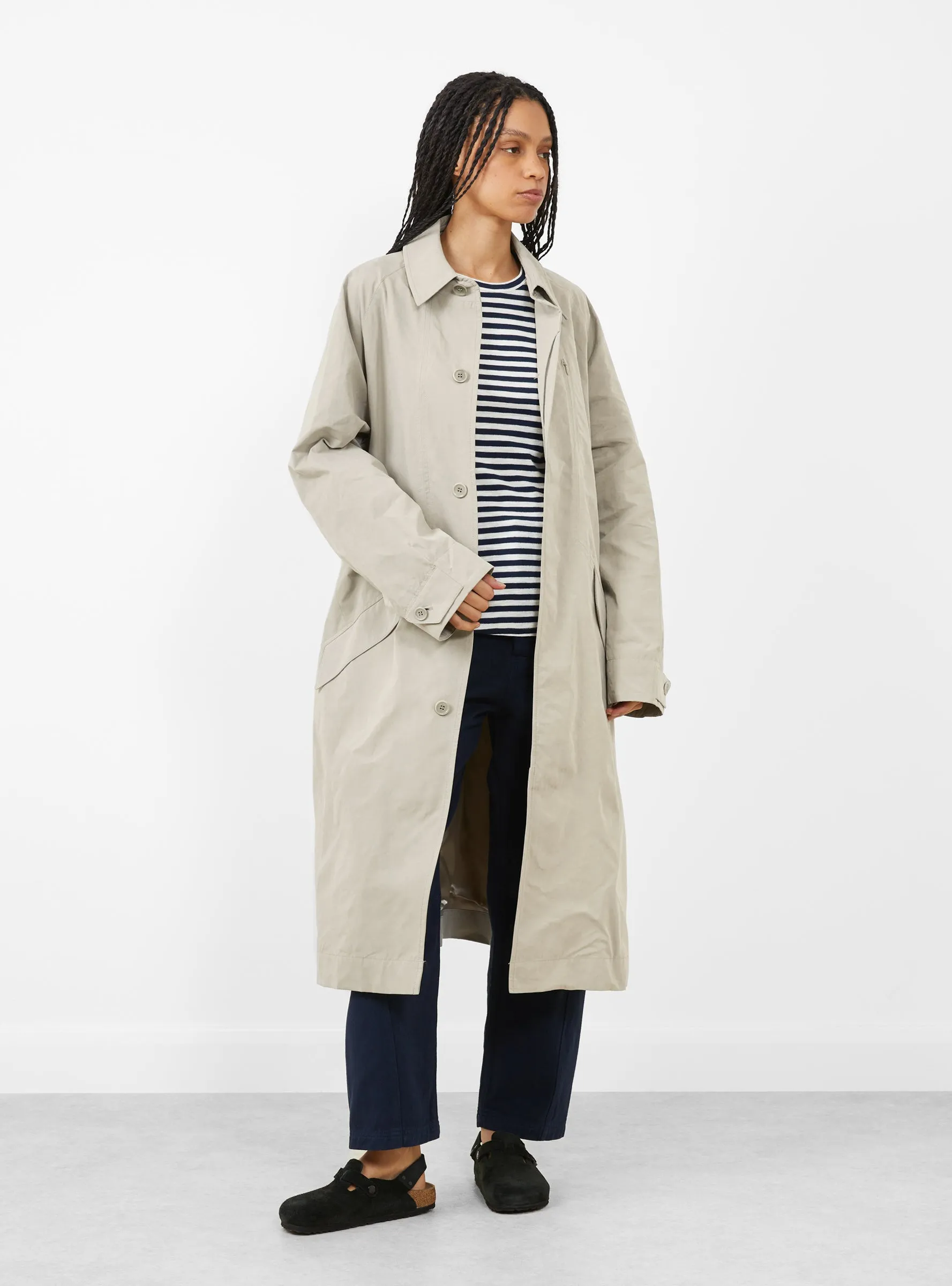 Tyrell Trench Coat Stone