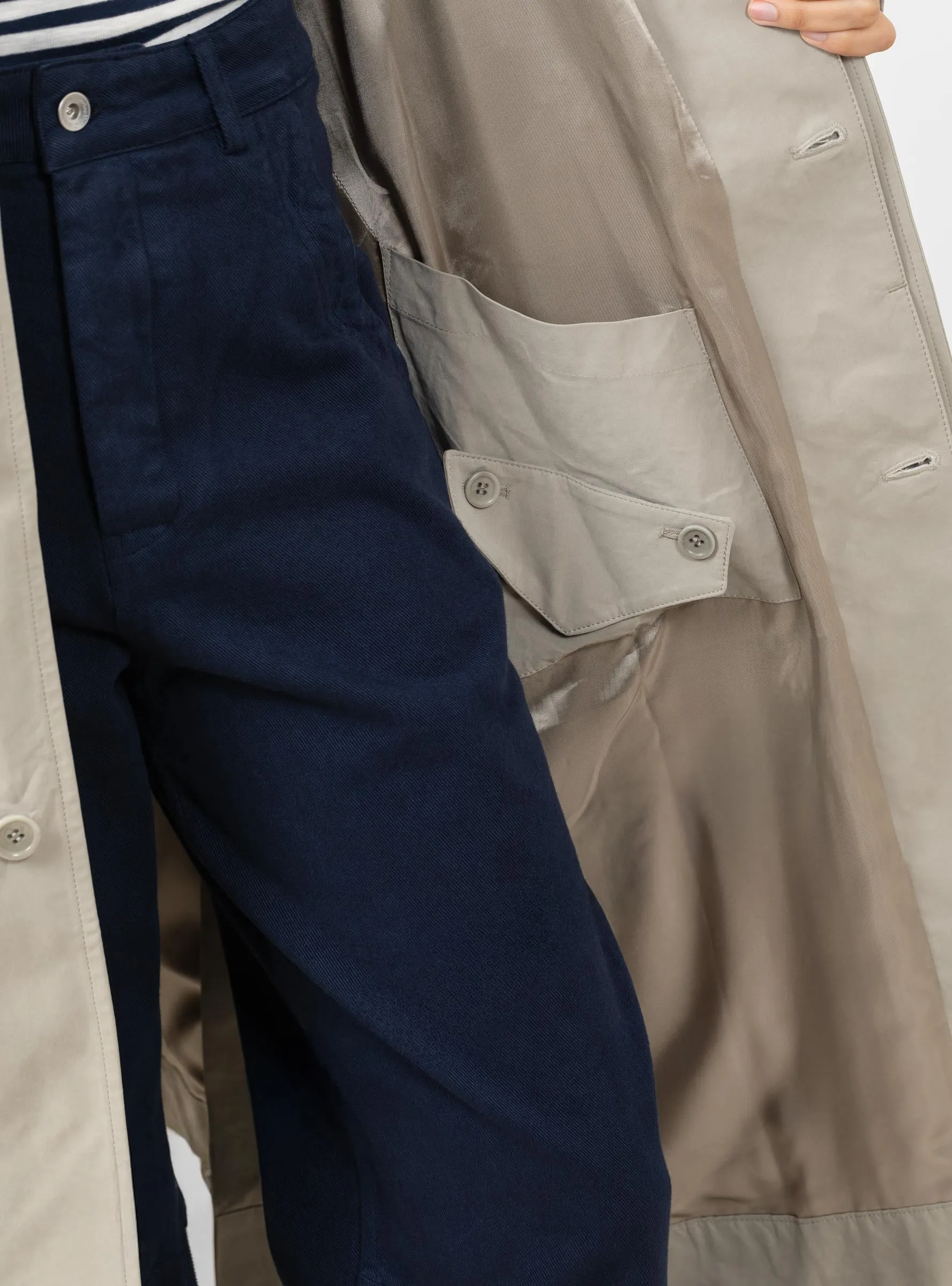 Tyrell Trench Coat Stone