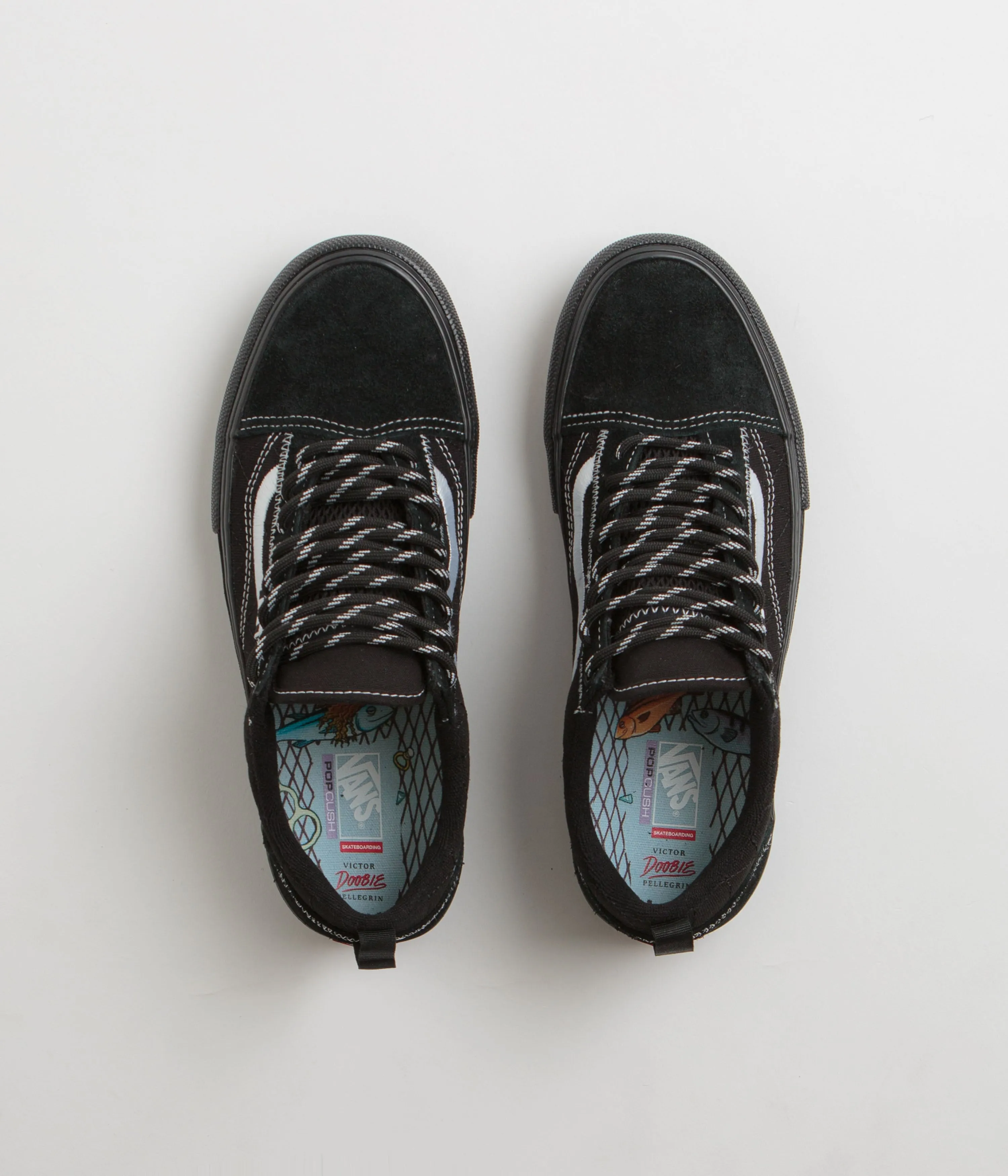 Vans Skate Old Skool Shoes - (Doobie) Black / Black