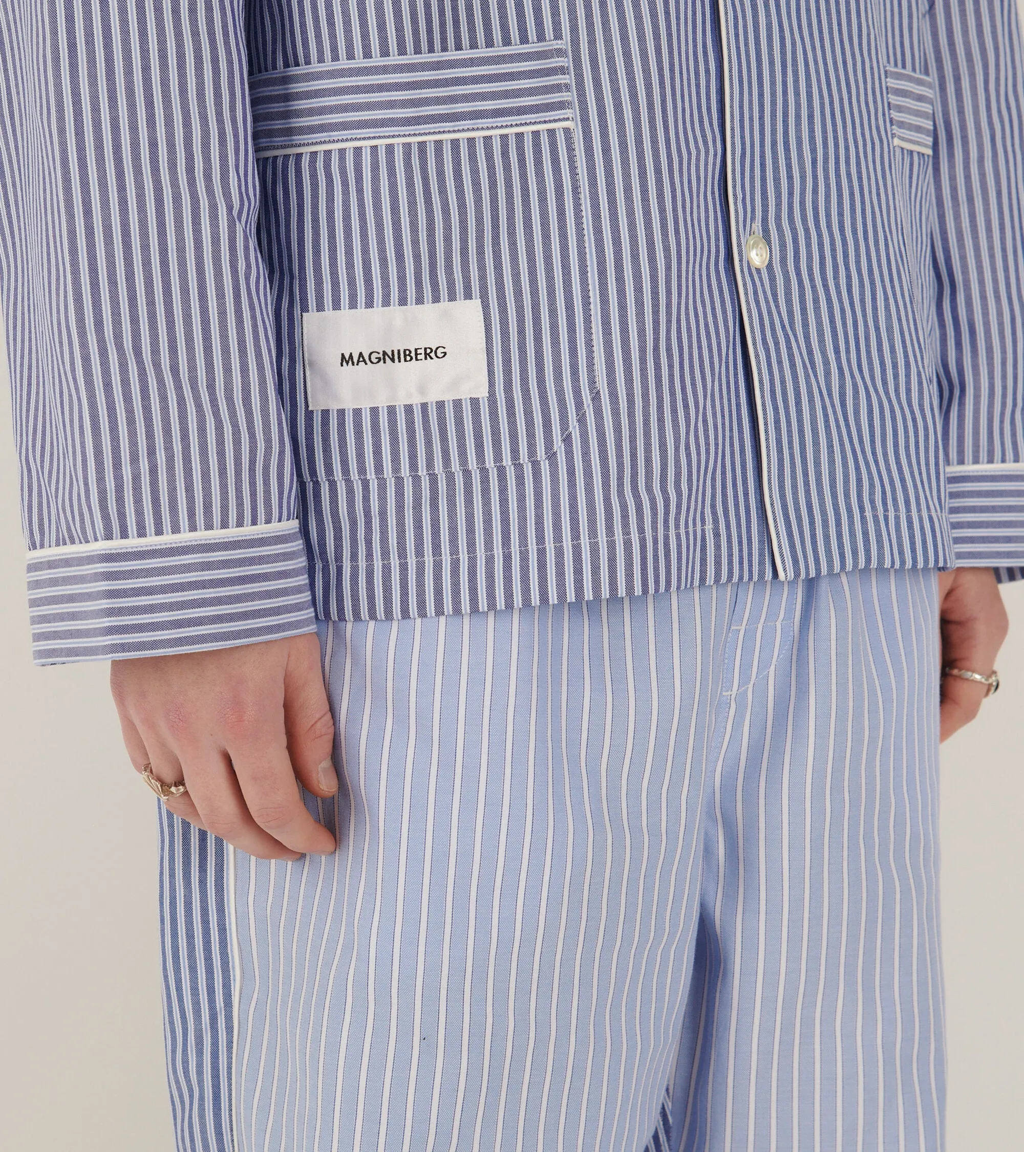 Wall Street Shirt Blue Stripes One