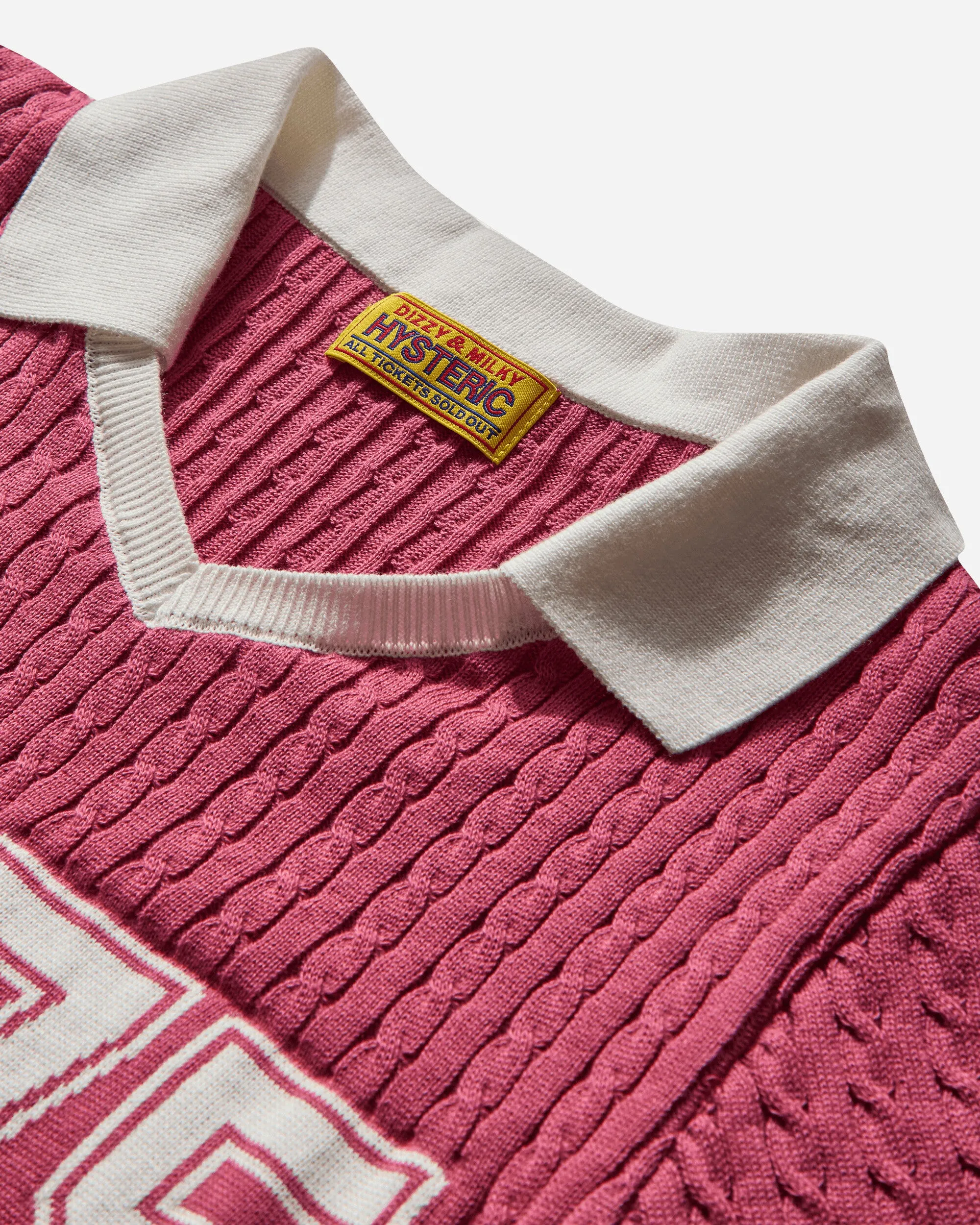 Women's Hysteric 75 Jacquard Tiny T-Shirt Pink
