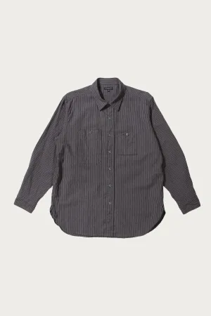Work Shirt - Charcoal/Grey LC Stripe