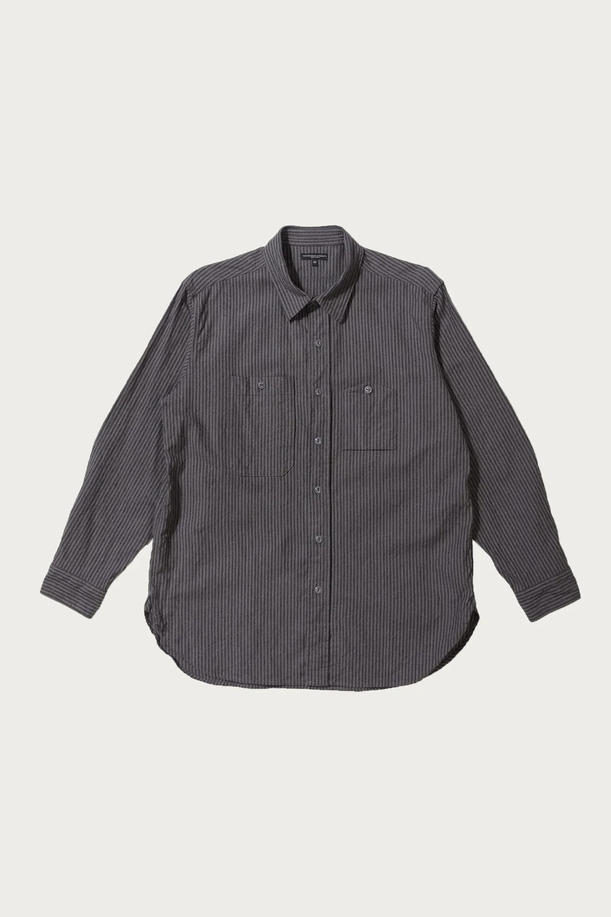 Work Shirt - Charcoal/Grey LC Stripe