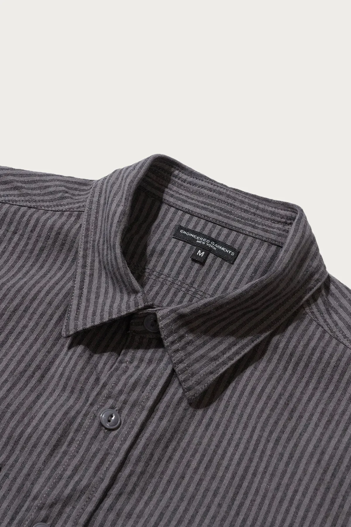 Work Shirt - Charcoal/Grey LC Stripe