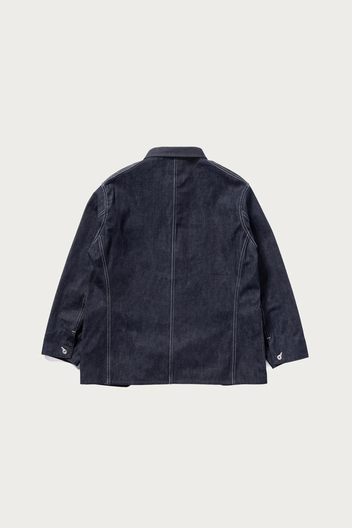 WWII Denim Chore Coat - Indigo