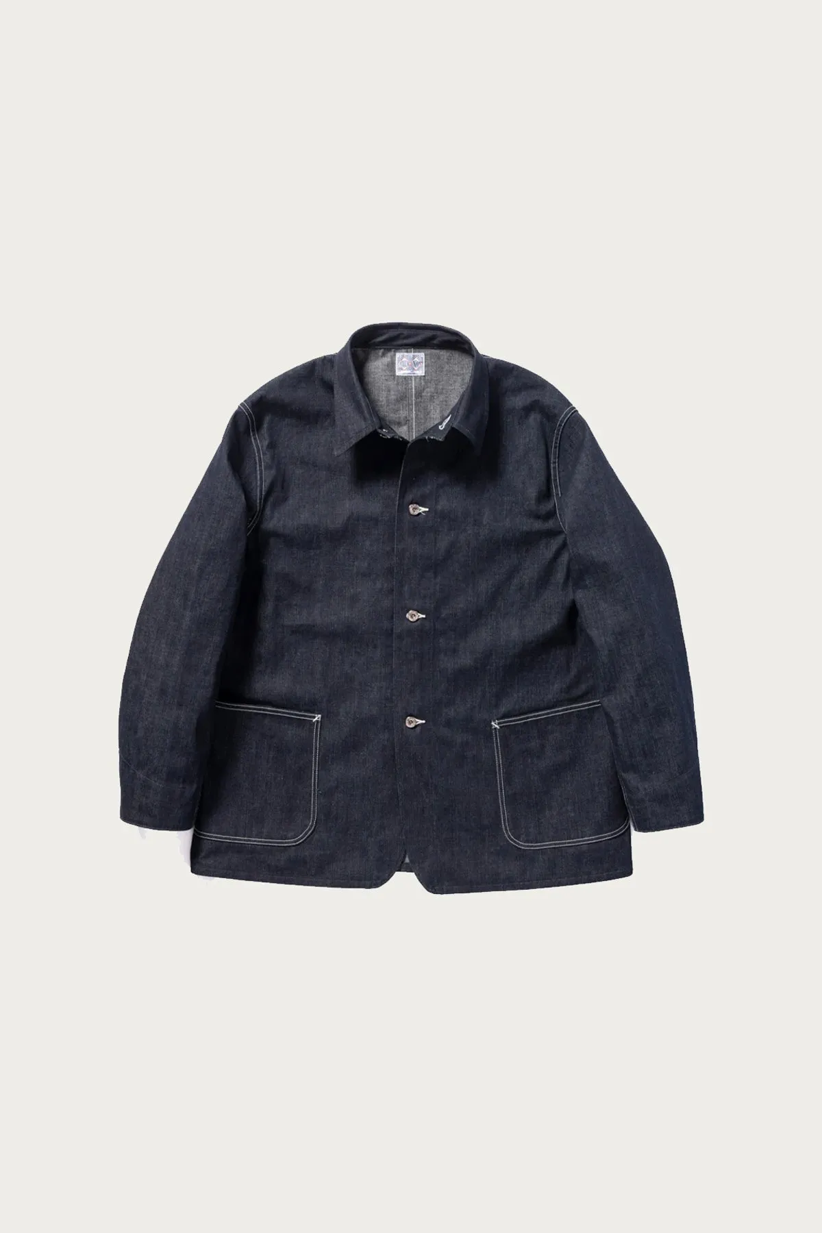 WWII Denim Chore Coat - Indigo