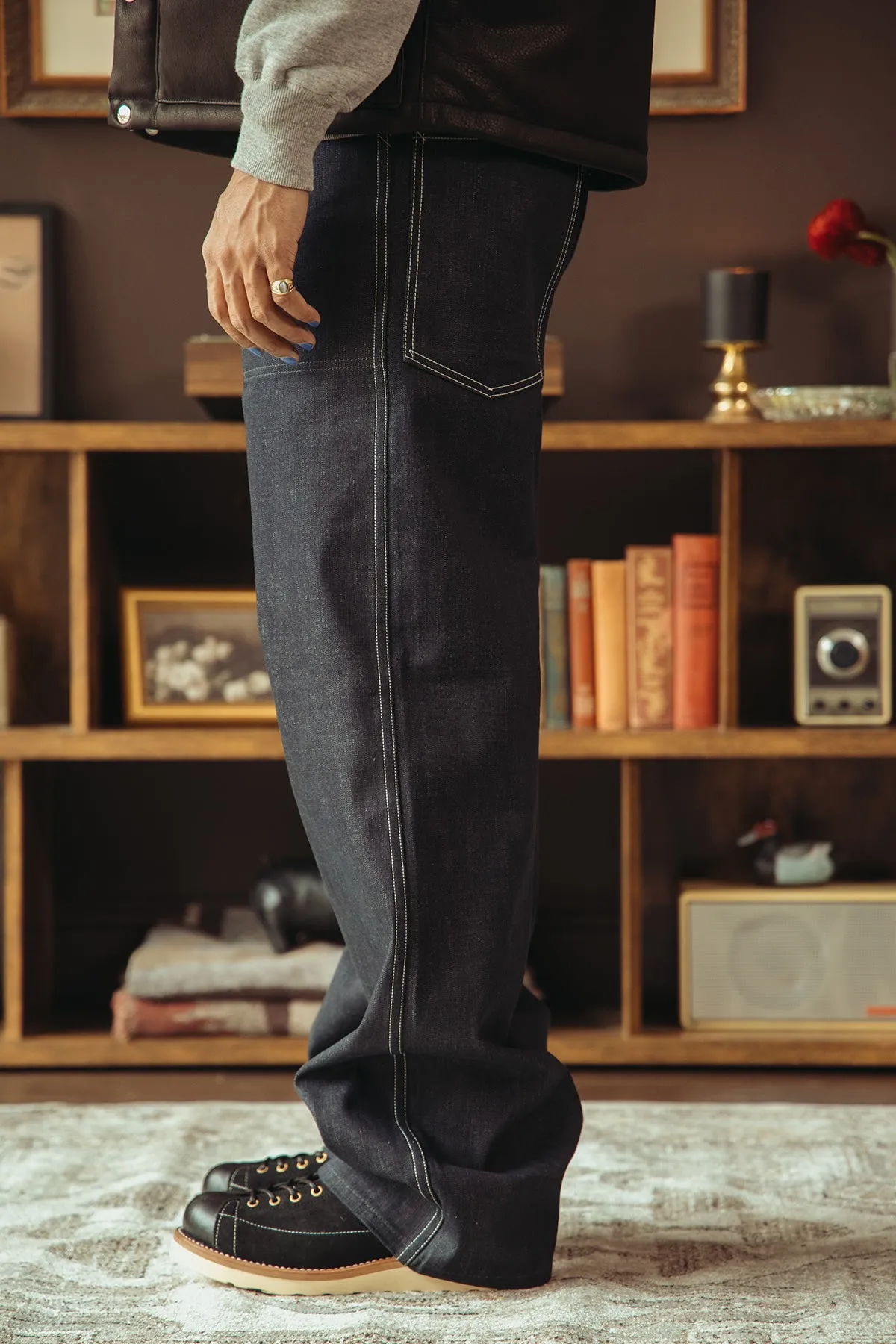 WWII Denim Work Trousers - Indigo
