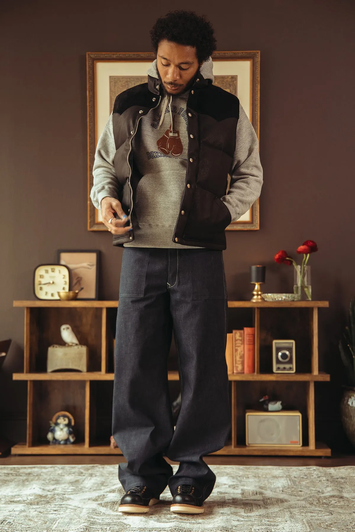 WWII Denim Work Trousers - Indigo